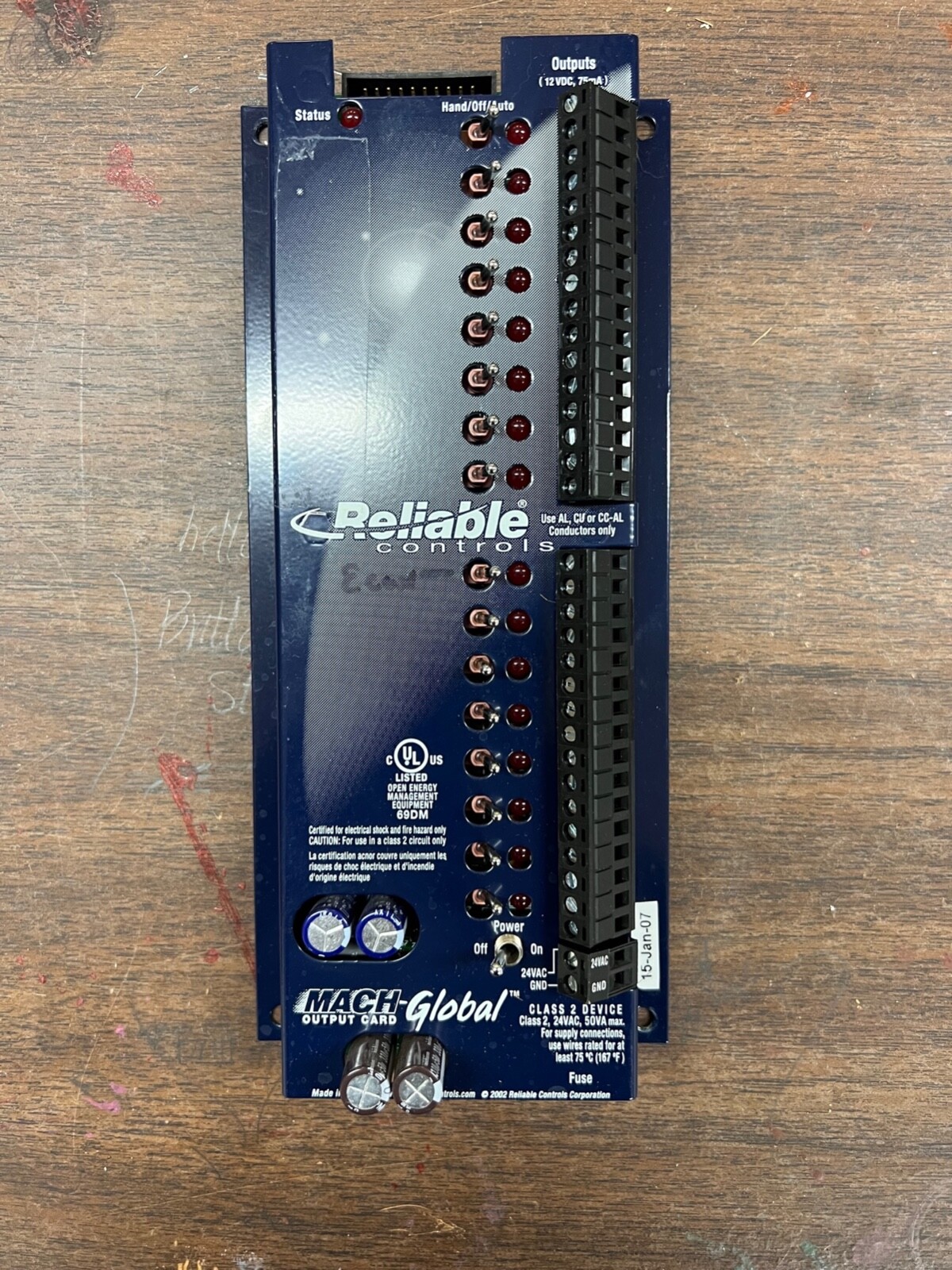 Reliable Controls Mach Global Output Board