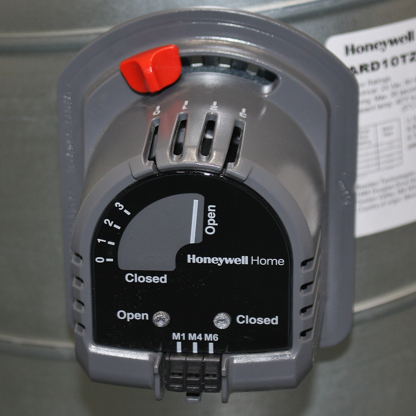 Honeywell Automatic Round Damper ARD10TZ, 10″ Diameter, 24V AC, HVAC Duct Zone