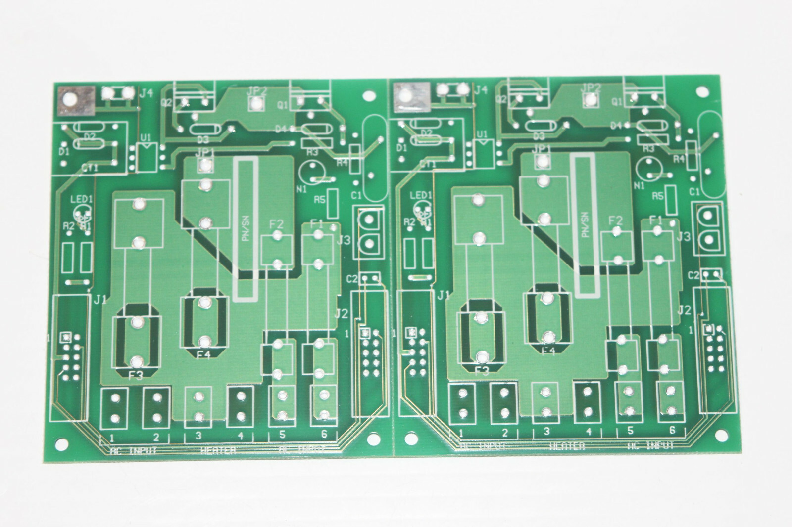 2x Lot – 170690 Rev B Furnace AC Prototype Green PCB Circuit Control Board HVAC