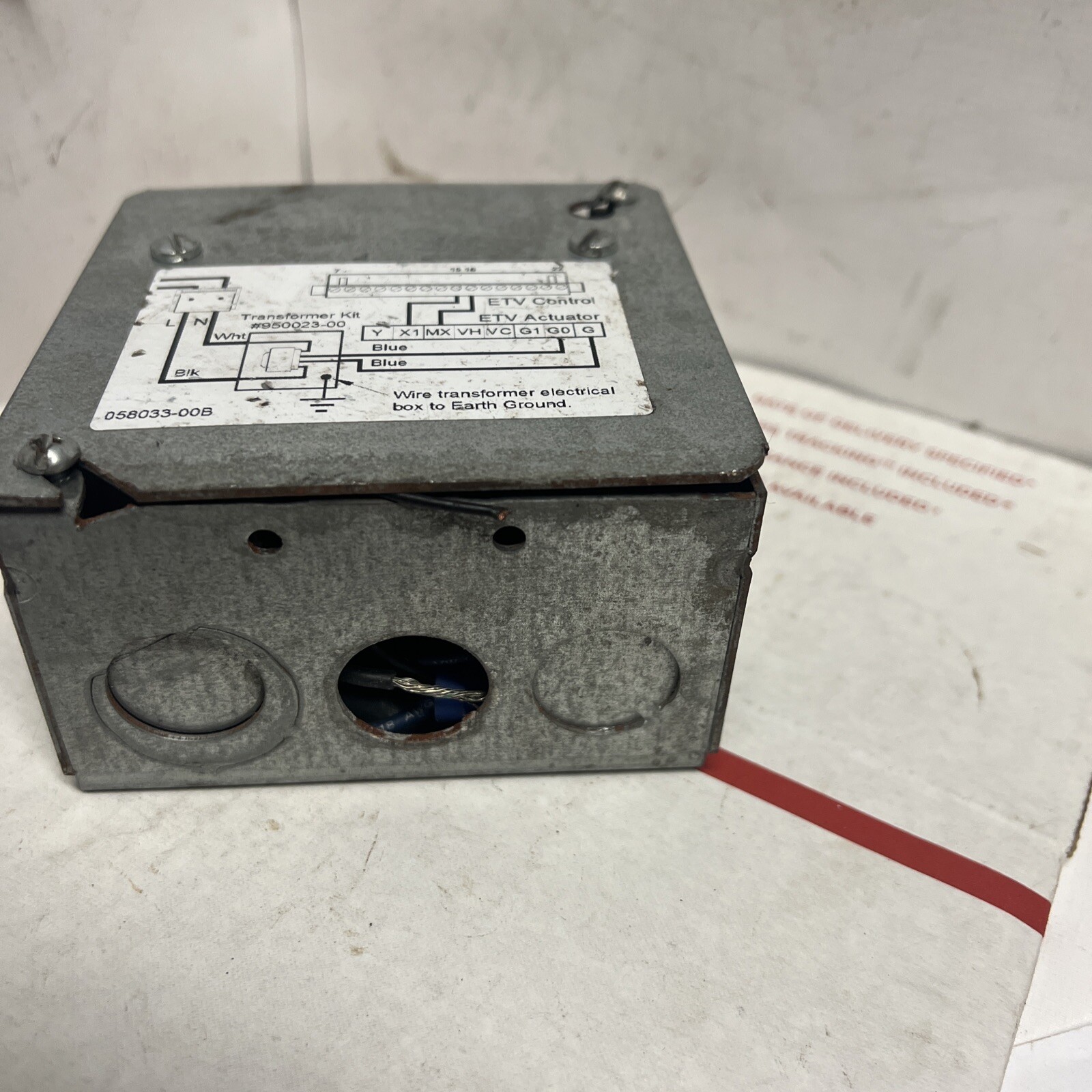 Heat Timer ETV Transformer Kit #950023 USED HeatTimer Mixing Valve Transformer