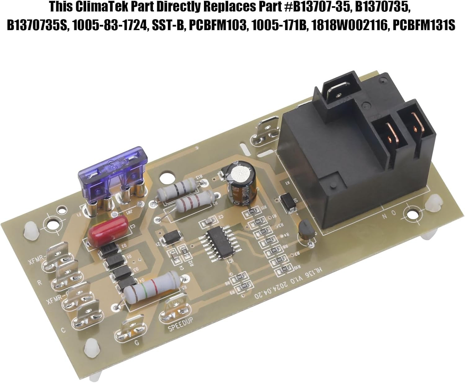 Upgraded Furnace Fan Control Circuit Board，Replacement for Goodman PCBFM103S ，Fa