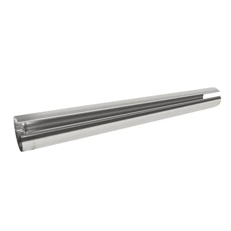 Round Metal Duct Pipe 8 in x 5 ft. Heating Cooling HVAC Crimped Galvanized Steel