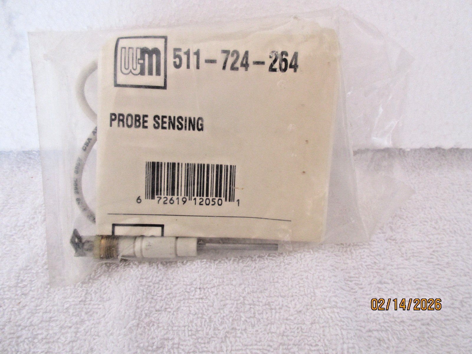 Weil McLain Probe Sensor 511-724-264 Gas Heating