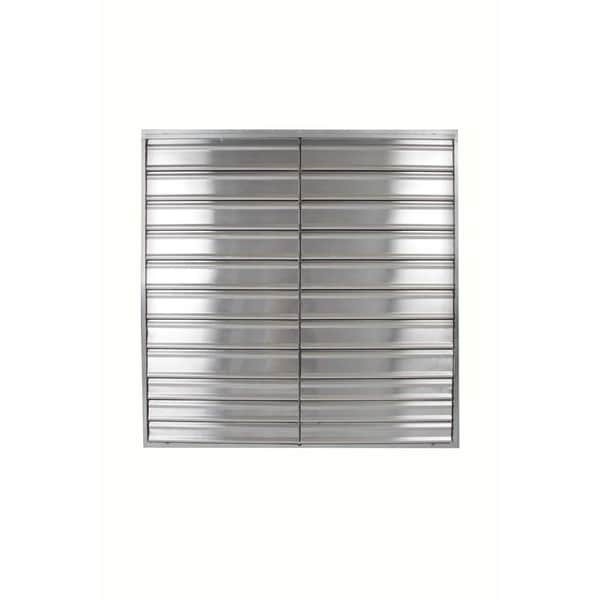 Dayton 4Gy95 Wall Backdraft Damper, Vertical Mount, 48 In Dia Fan, 57-1/4 In H