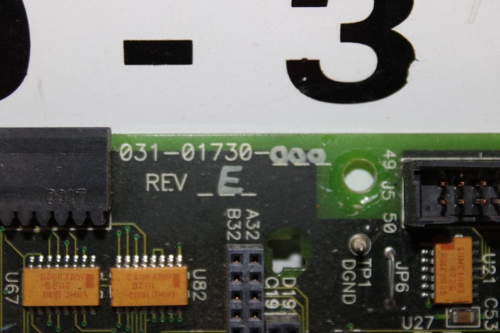 YORK HVAC CHILLER CONTROL CIRCUIT BOARD 031-01730-000 REV. E W/ 4MB MEMORY