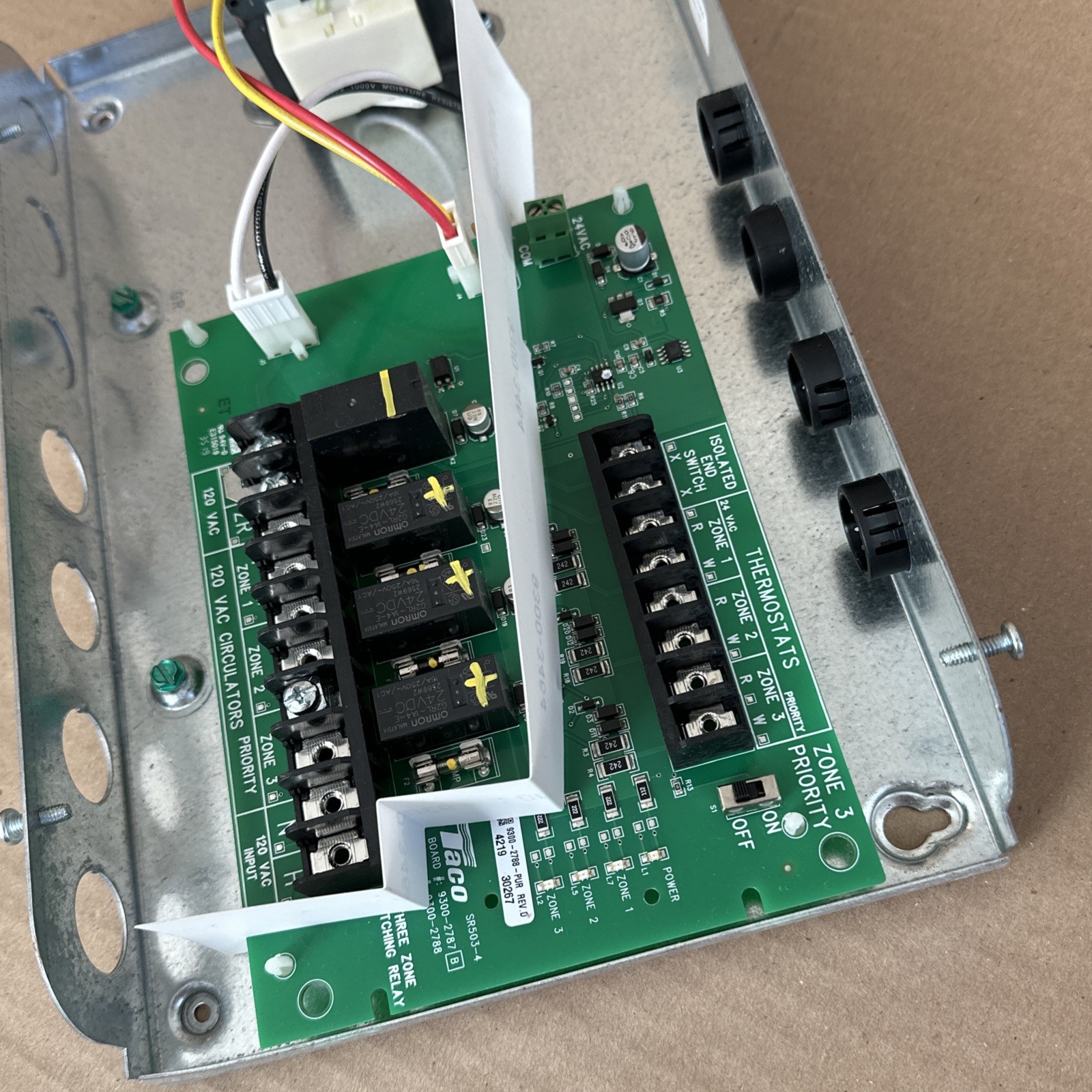 Taco SR503-4 3 Zone Switching Relay Control