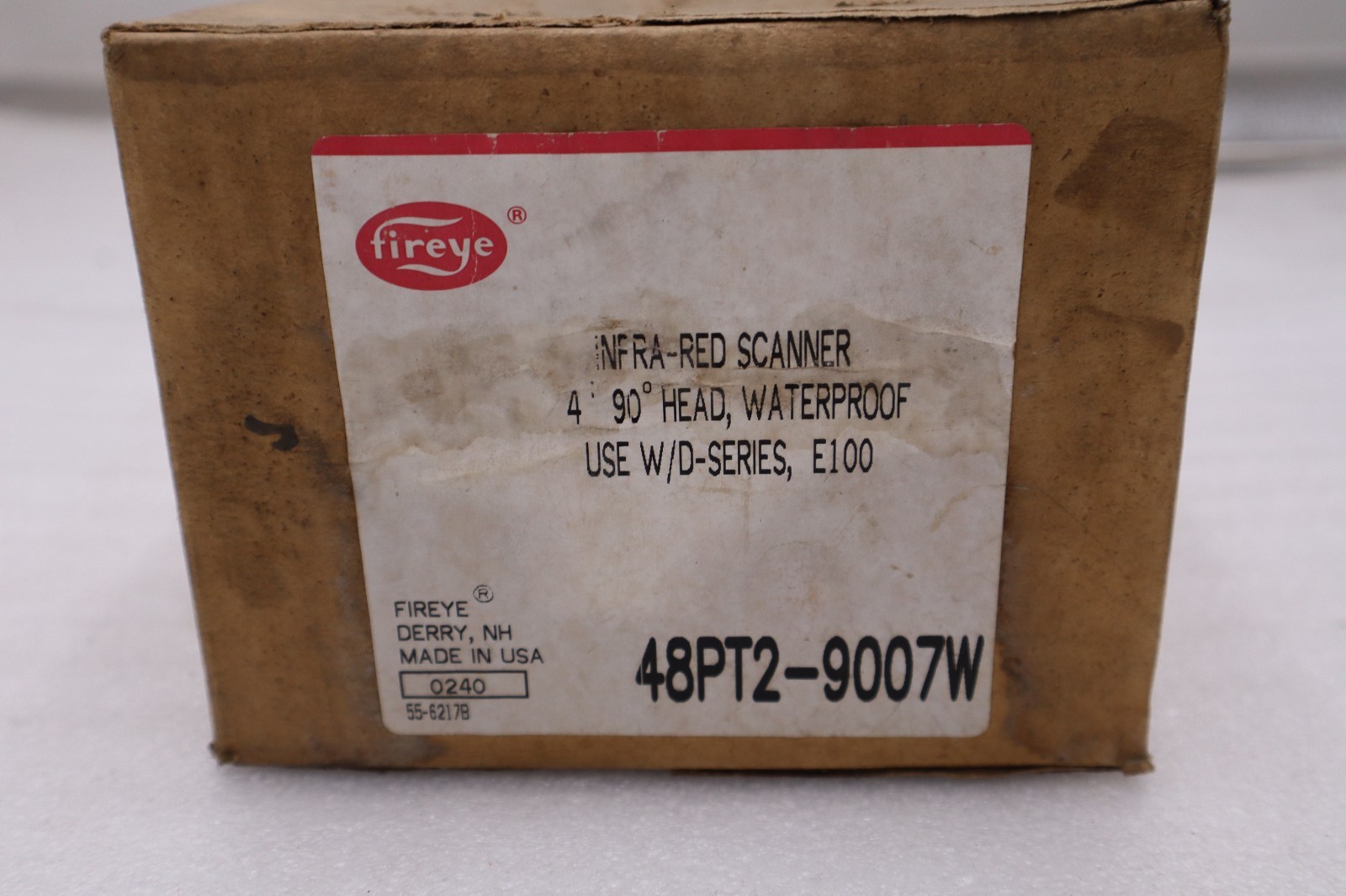NEW WITH BOX FIREYE 48PT2-9007W INFRA-RED SCANNER STOCK GF-106