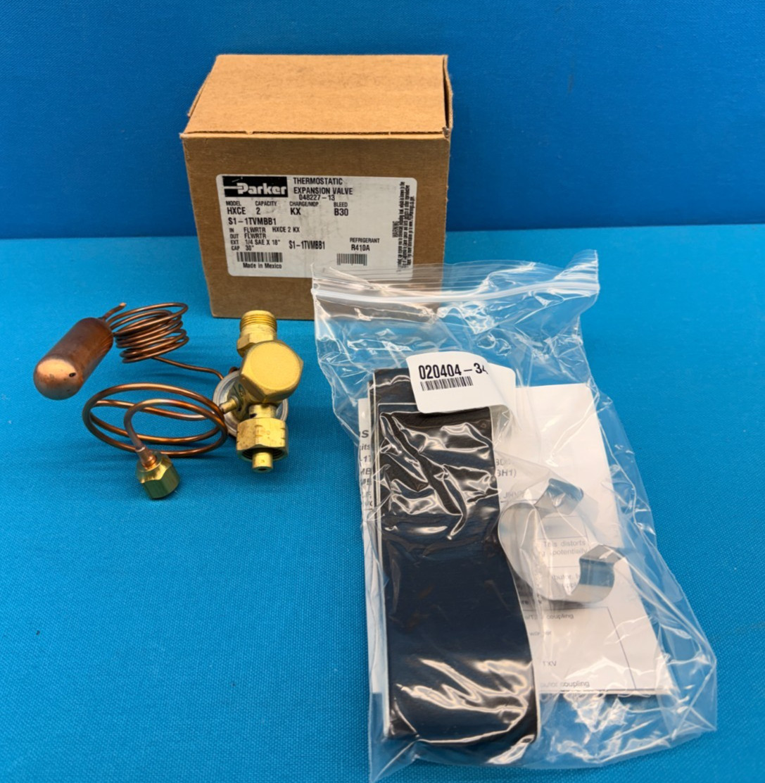 Parker S1-1TVMBB1 TXV Thermostatic Expansion Valve HXCE 2 KX B30 R410A