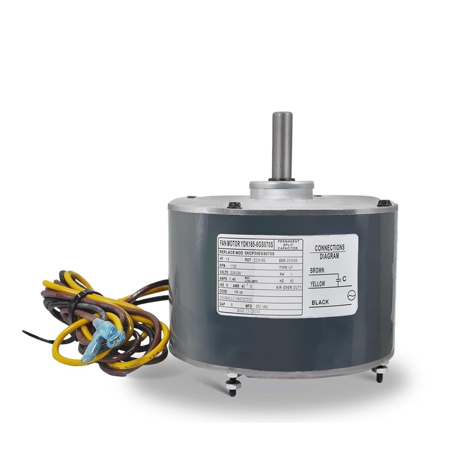 OEM Standard 1/4 HP Condenser Fan Motor 208-230V – Excellent After-Sales Support