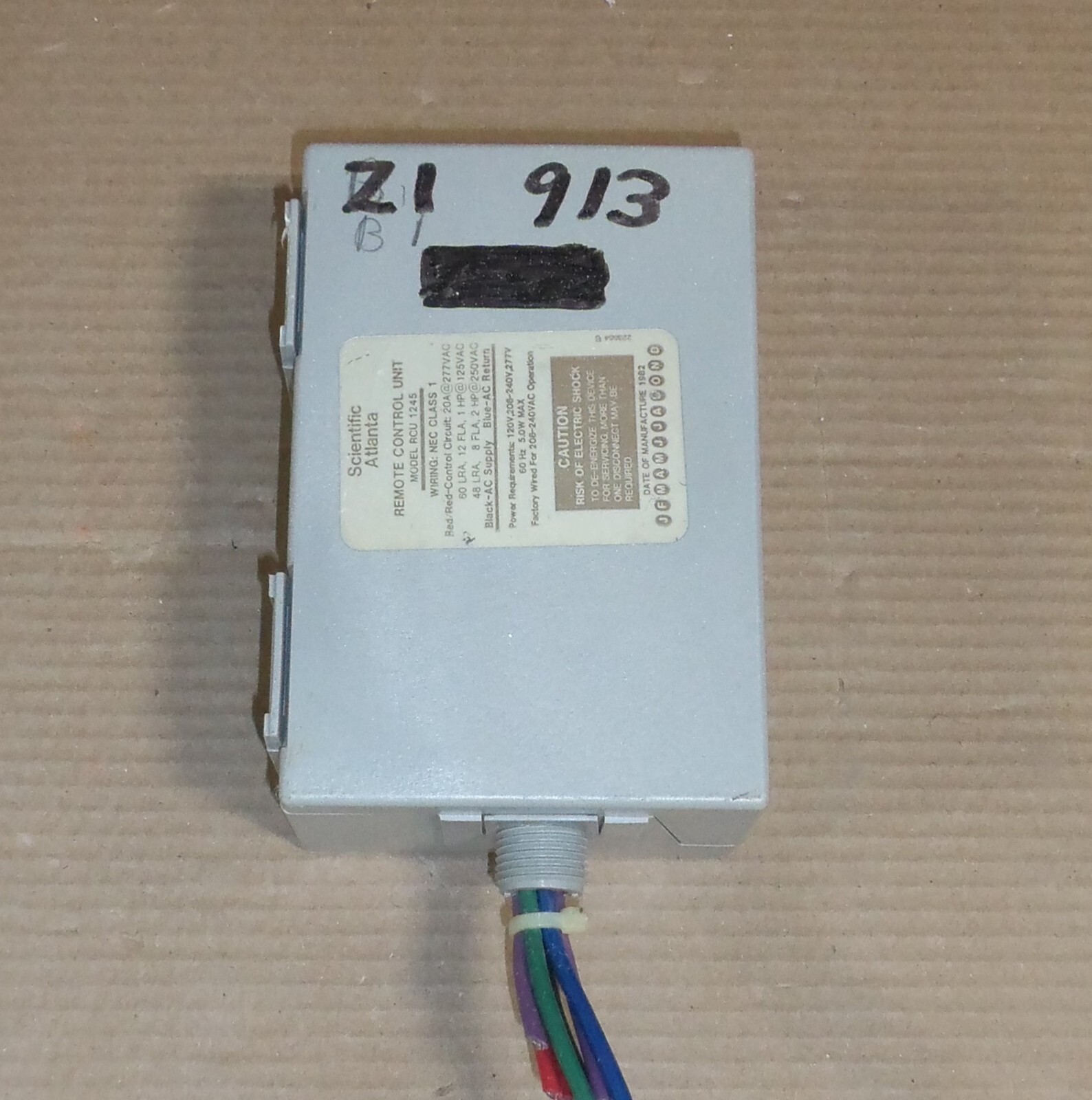 SCIENTIFIC ATLANTA RCU 1245 REMOTE CONTROL UNIT 223543-A 549-8206G RCU-1245