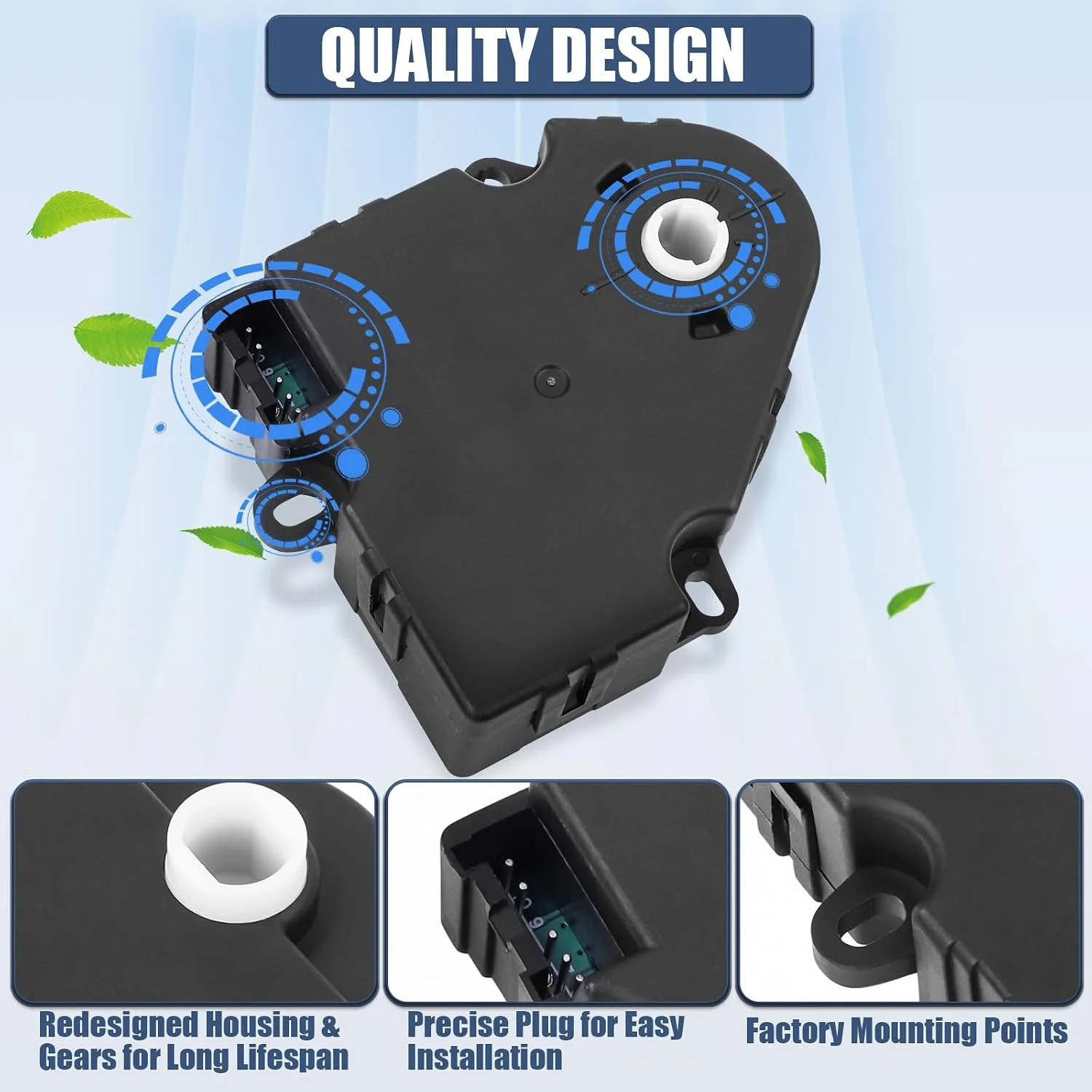 Main Blend Door Actuator for Chevy Silverado GMC Sierra 1500 2500 1999-2002 Mode