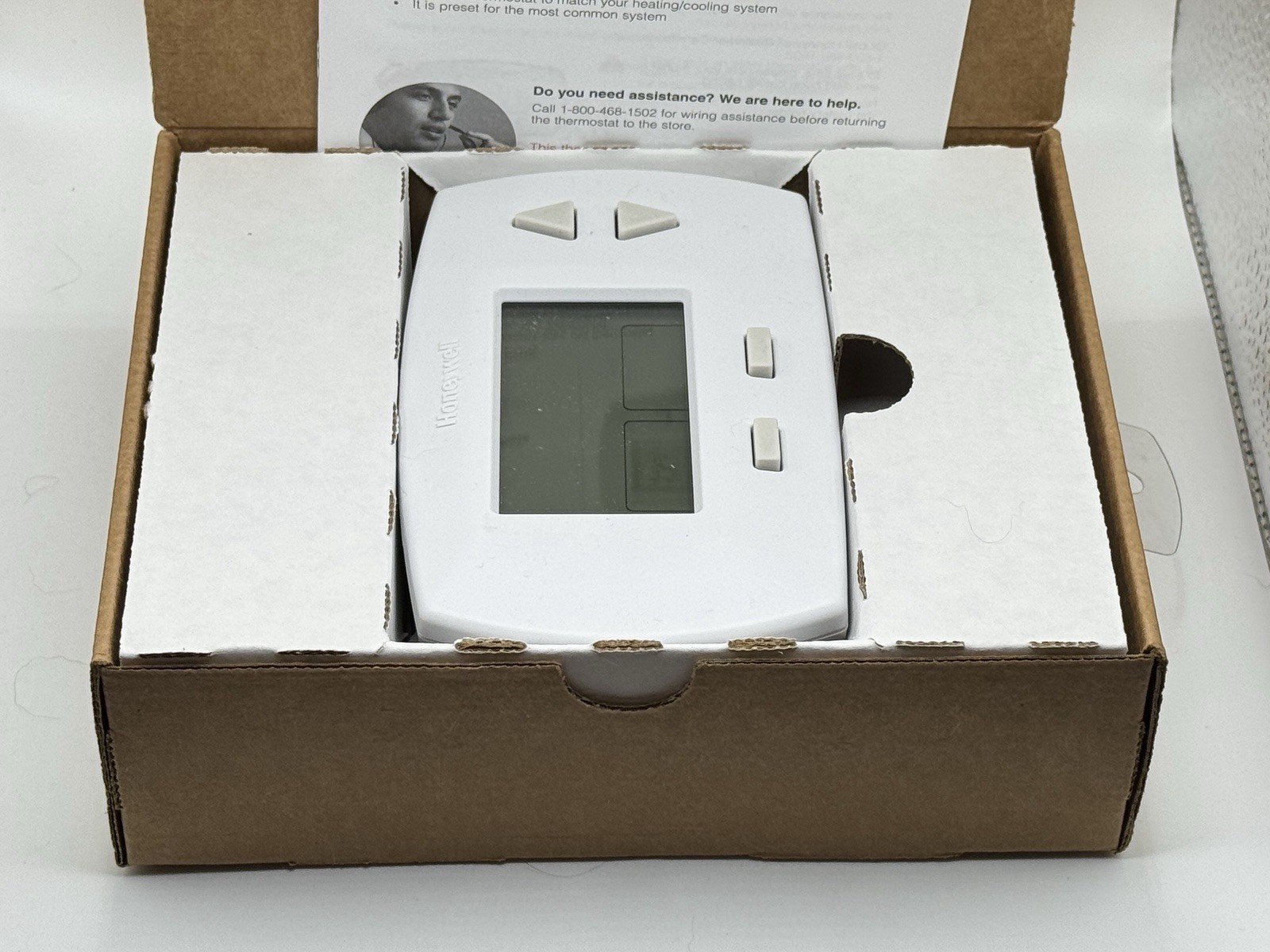 NEW Honeywell RTHL3550d1006 Non Programable Thermostat RTHL3550D Batteries