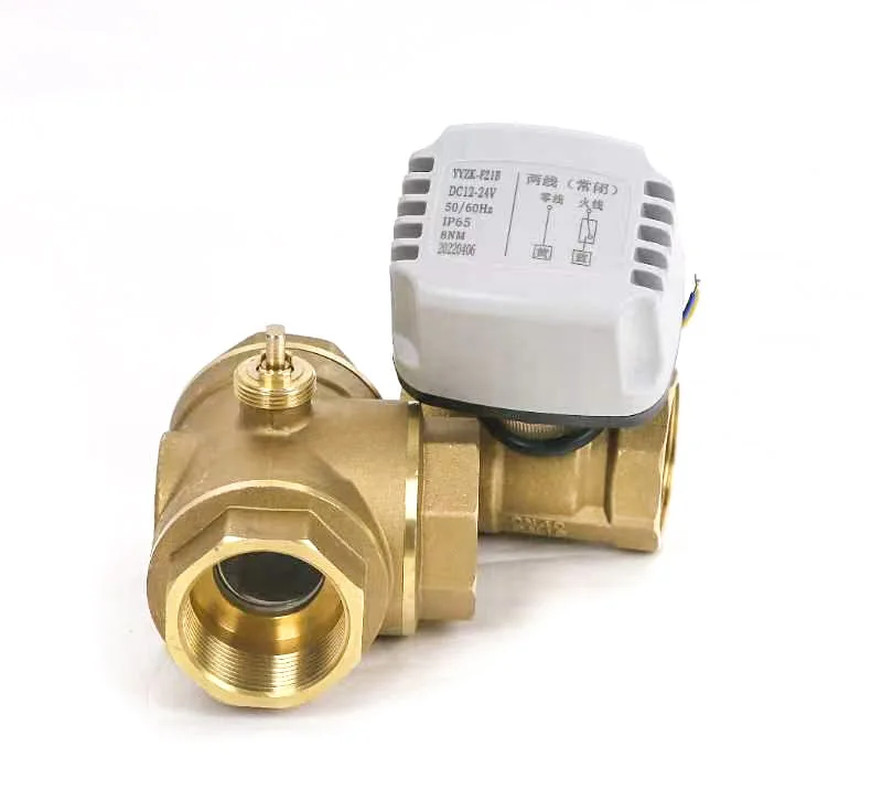 1/2″ 3/4″ 1″ 1-1/4″ 1-1/2″ 3 Way IP65 Waterproof Motorized Ball Valve 3-Wire 2 C