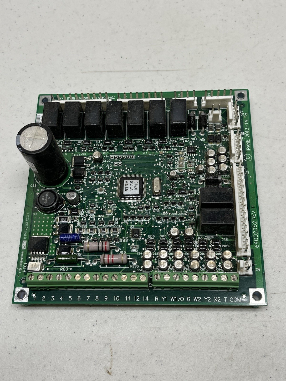 Trane Control Circuit Board X13650867170 64002352 REV H 30 DAY WARRANTY