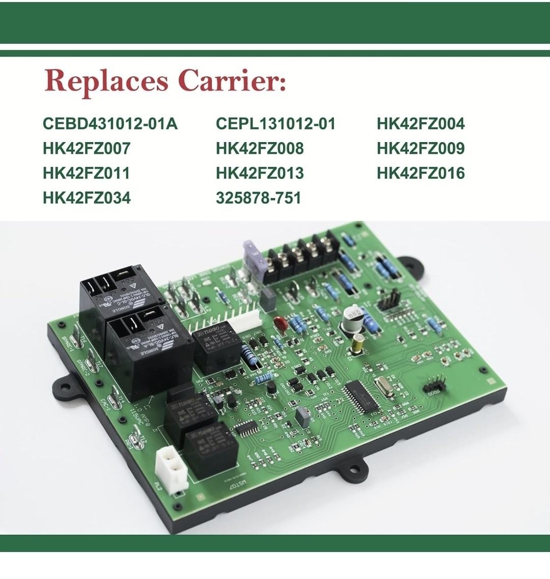 ​Wauebuly Furnace Control Board ICM282A Replacement HK42FZ004 HK42FZ011 Series