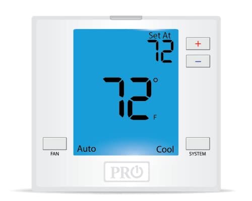 Pro1 T751 Nonprogrammable Digital Thermostat 24V 3H/2C Universal