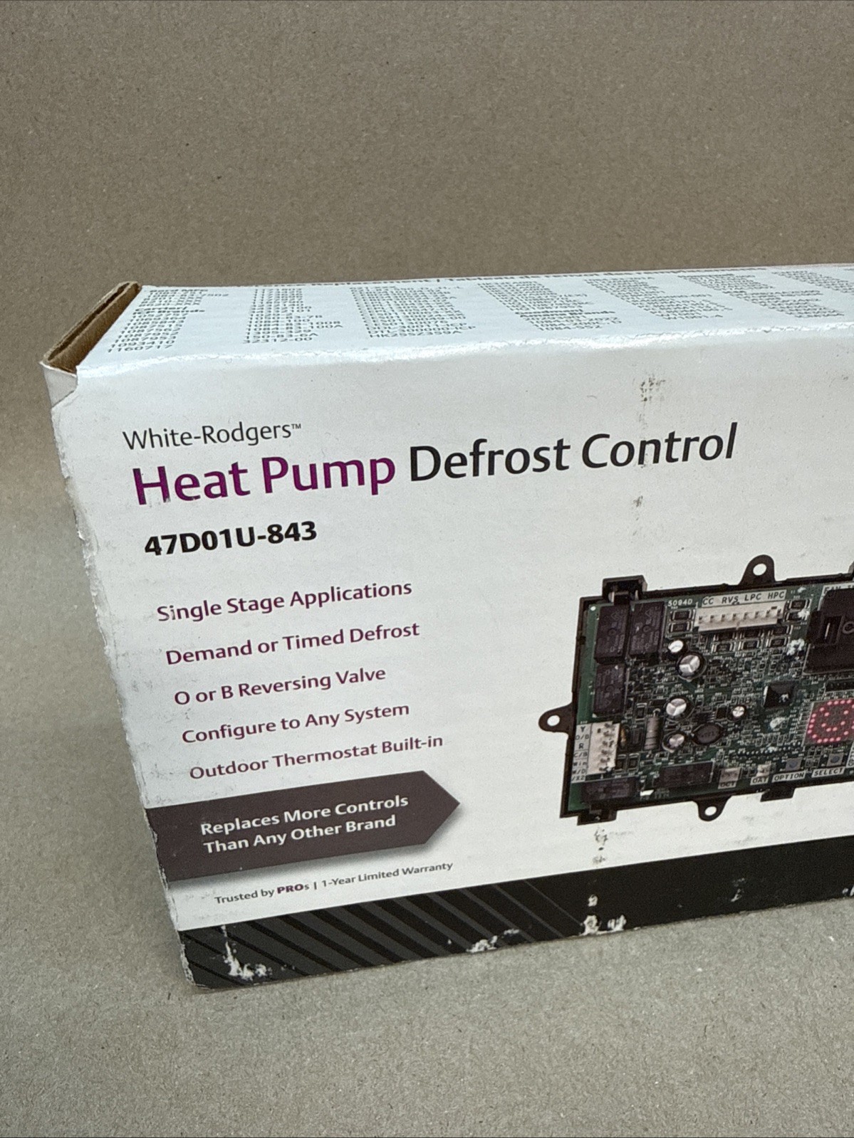 Heat Pump Defrost Control Board White Rodgers 47D01U-843
