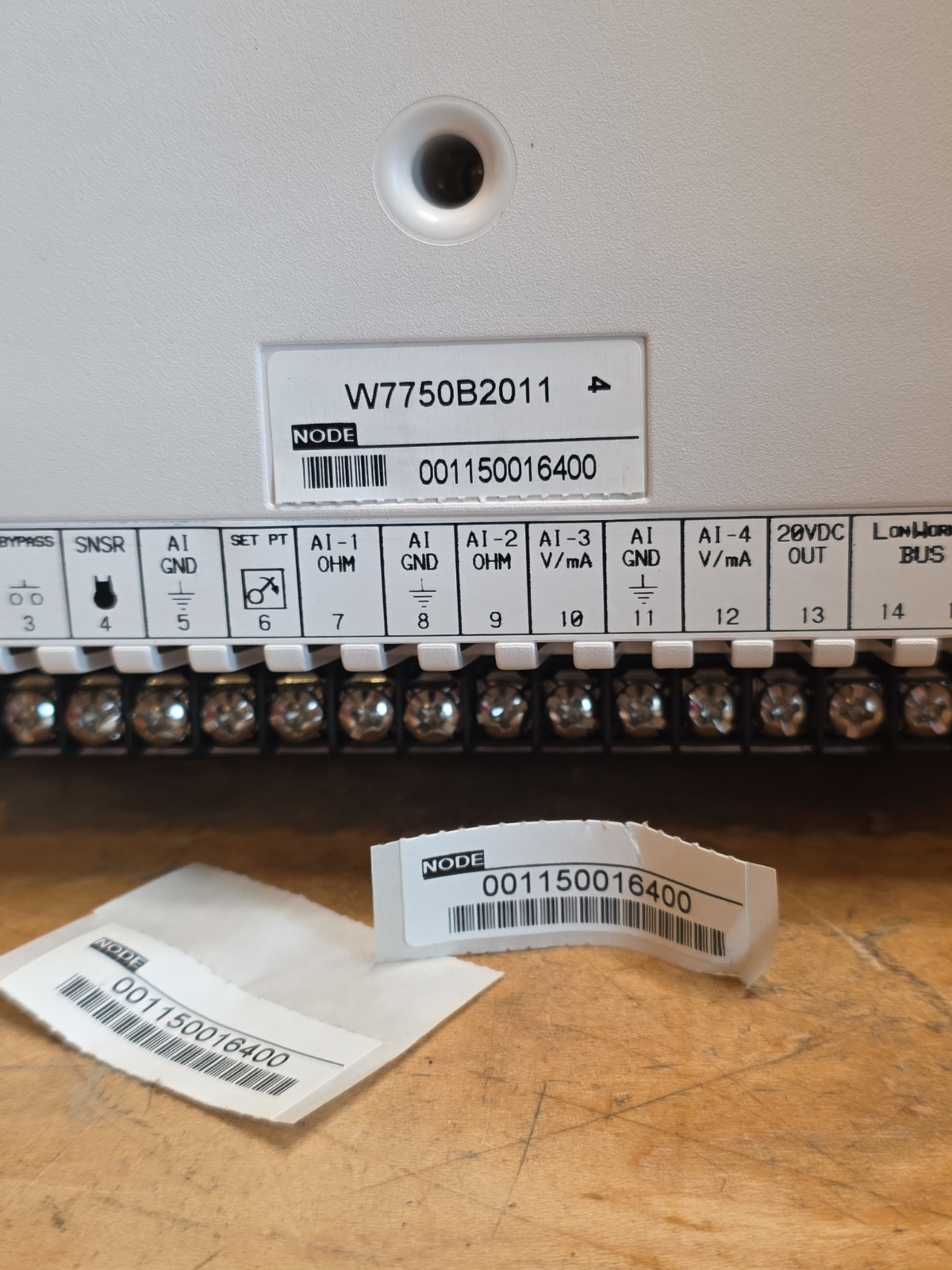 Honeywell W7750B2011 Constant Volume Air Handling Unit Excel 10