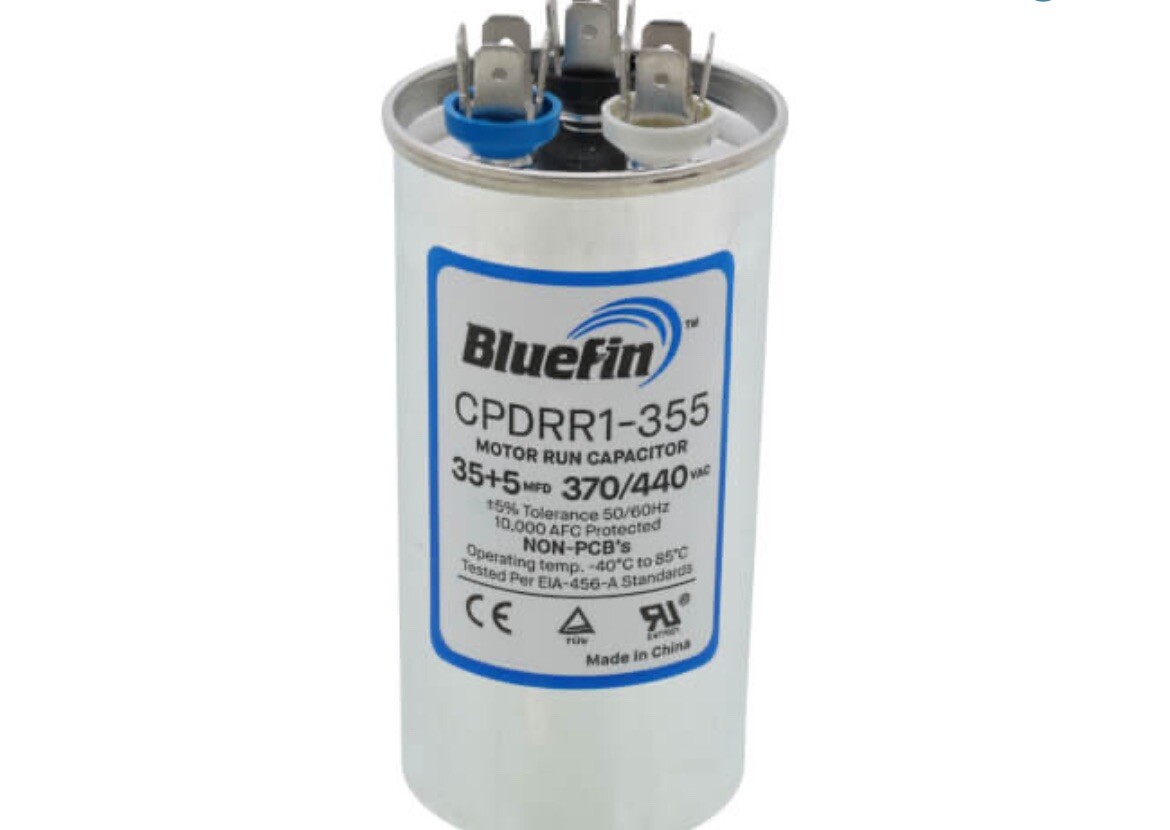 35+5 35/5 uF MFD 370-440V 440 VAC HVAc Universal Dual Run Capacitor HVAC A/C