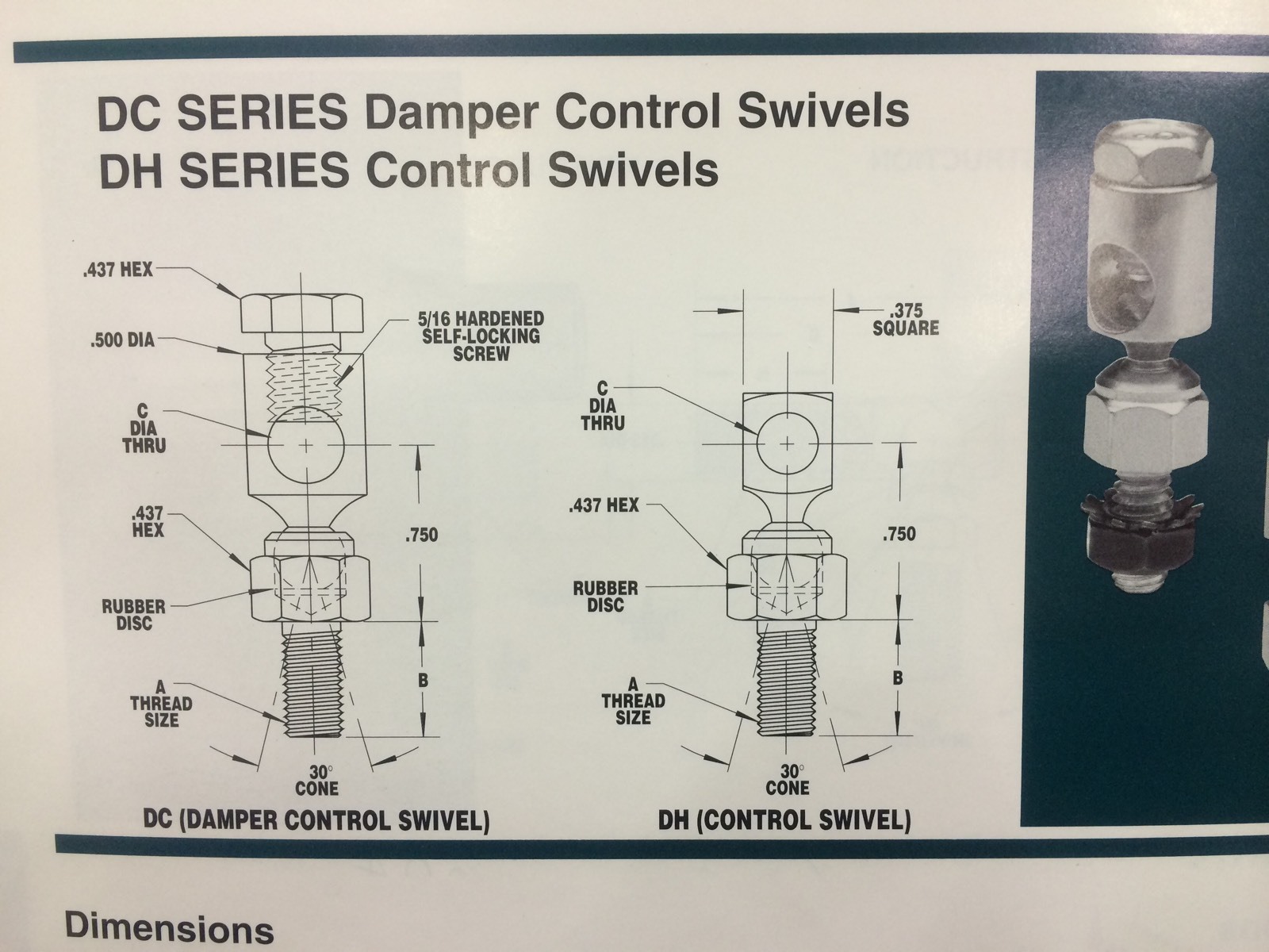 Honeywell 10-32 Ball Joint HVAC Damper Control Rod Ventilation Fan Actuator