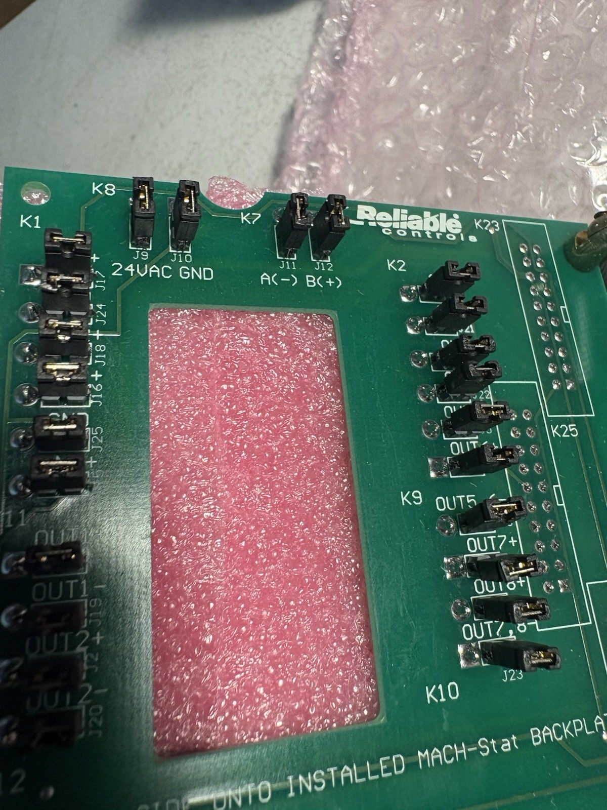 Reliable Controls Mach-stat MACH-STAT-MS-SP MS-SP SERVICE PLATE MSSP