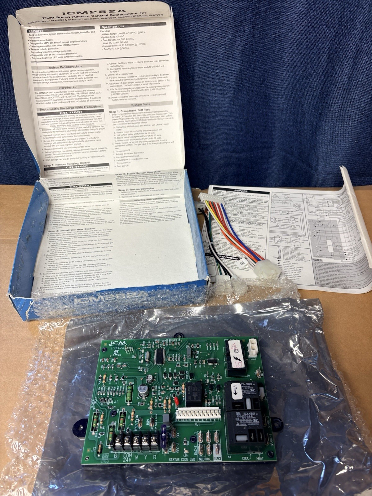 ICM 282a Furnace Control Board