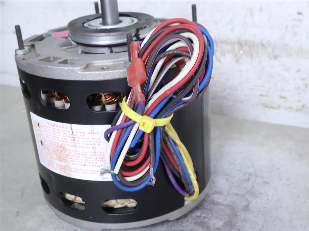 EconoMaster F48AH71A01 Furnace Blower Motor 1/2HP 1075RPM 208-230V 3SPD EM3588