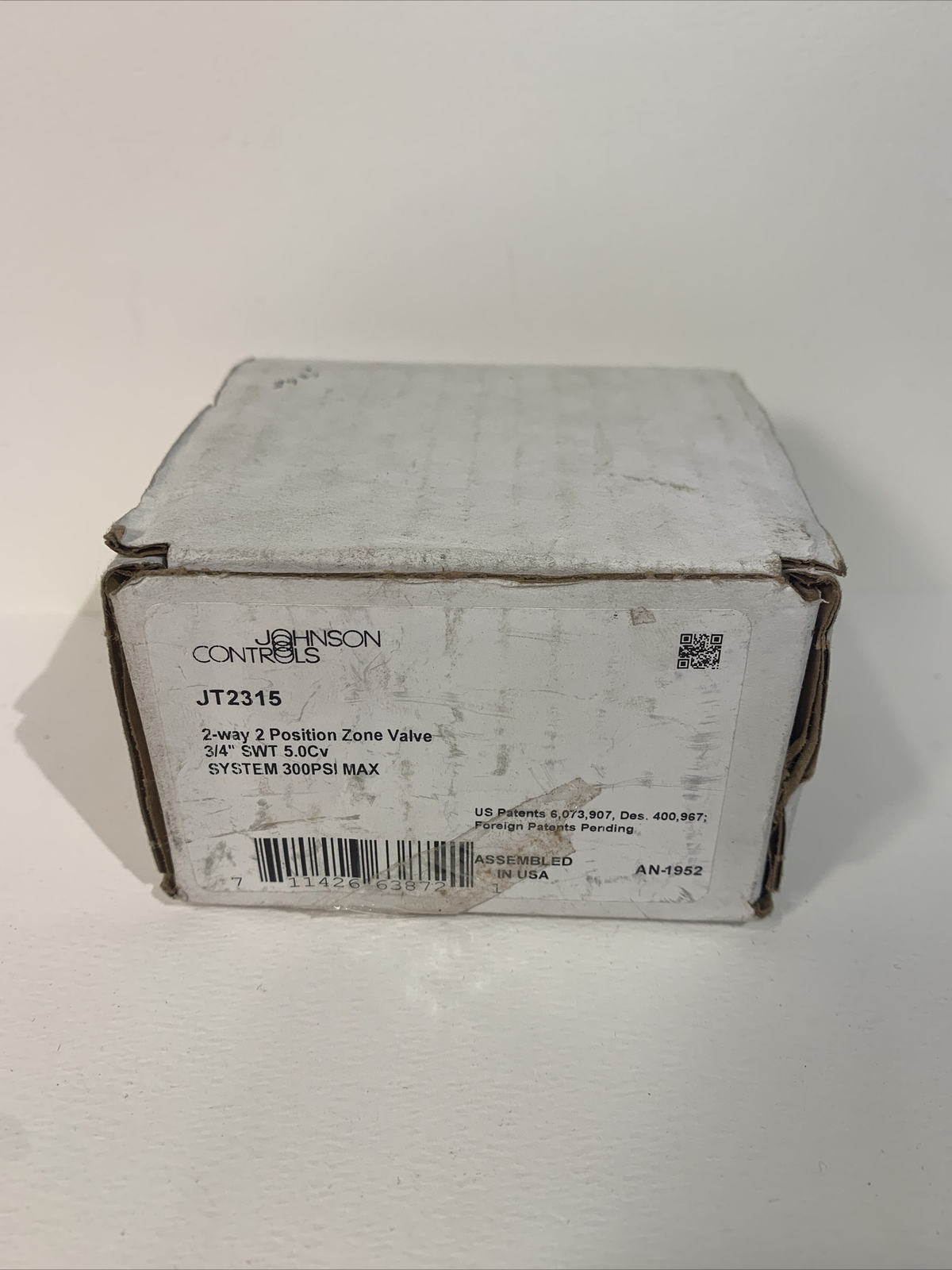 2-way 2 Position Zone Valve 3/4″ SWT 5.0Cv JT2315 300PSI MAX “FREE SHIPPING”