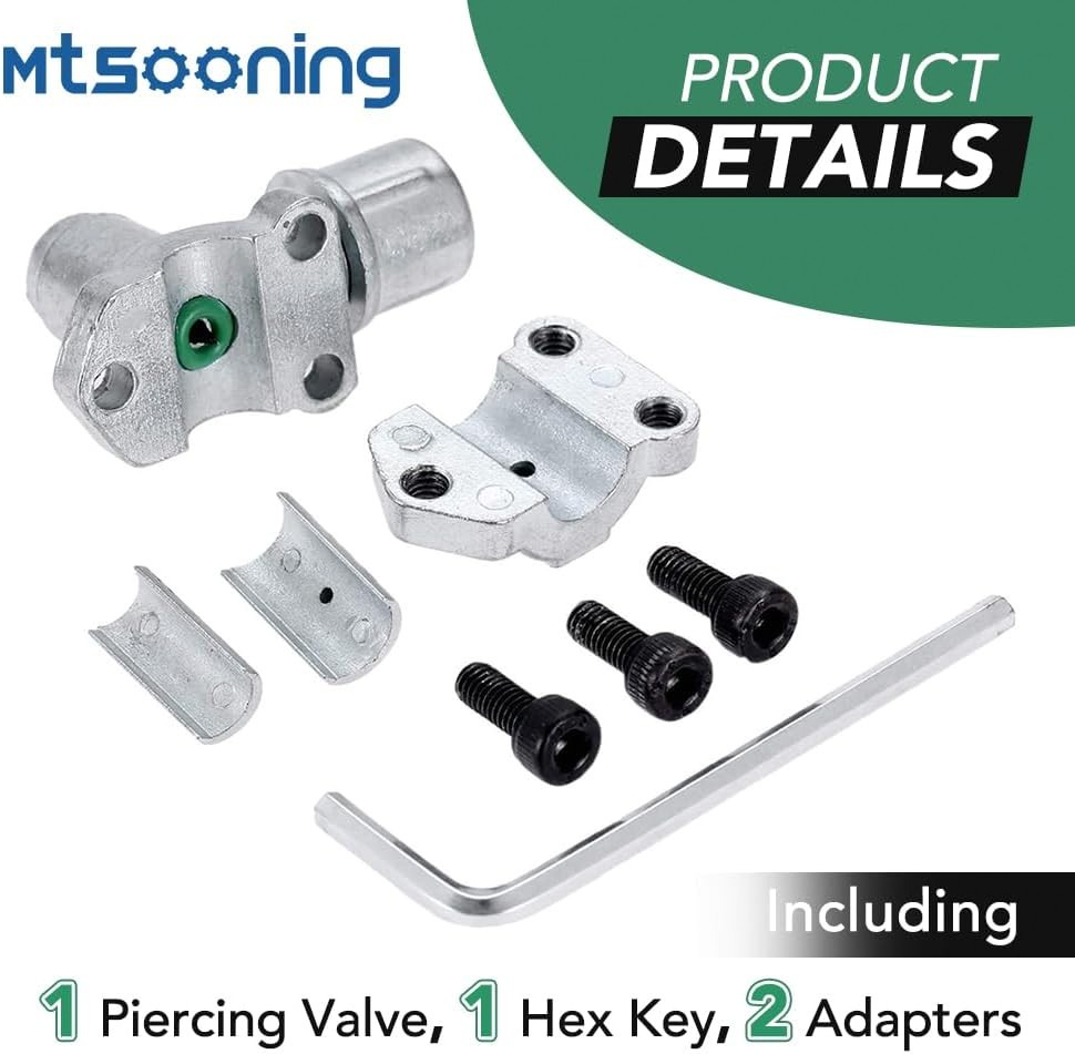 4PCS BPV31 Bullet Piercing Valve Kit for HVAC Air Conditioner Tubing