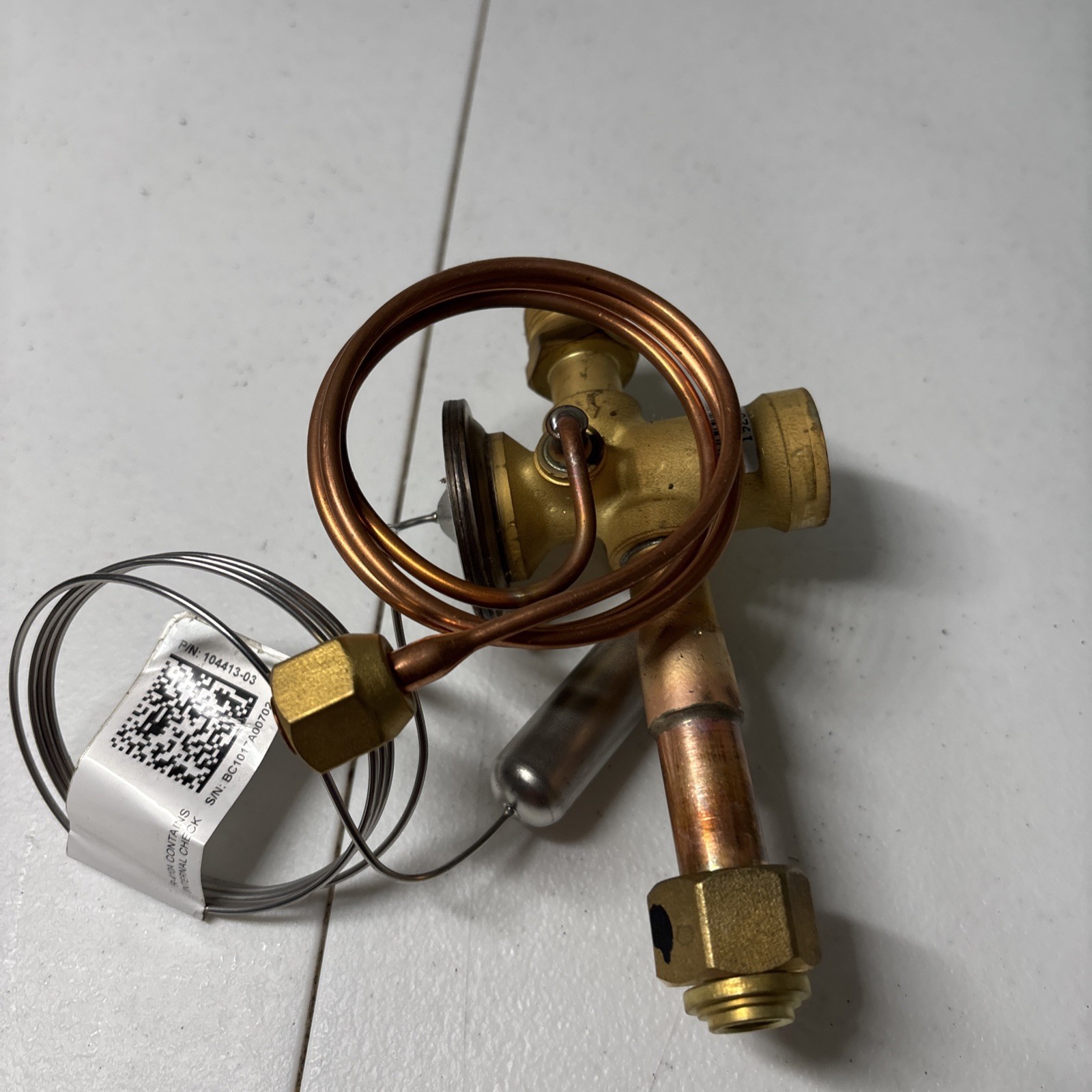 Danfoss TR6 Thermostatic Expansion Valve TXV R-410A 5 Ton 104413-03 Internal