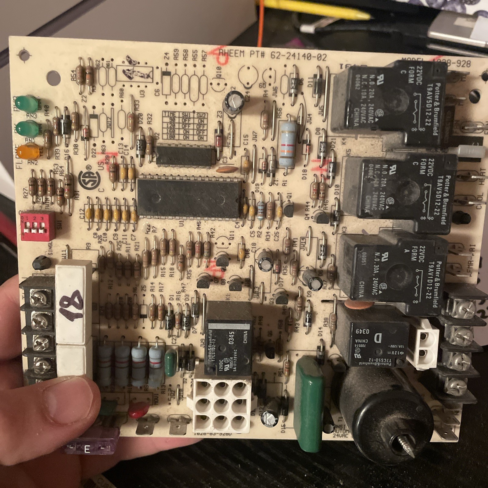 Rheem Furnace Control Board 62-24140-02