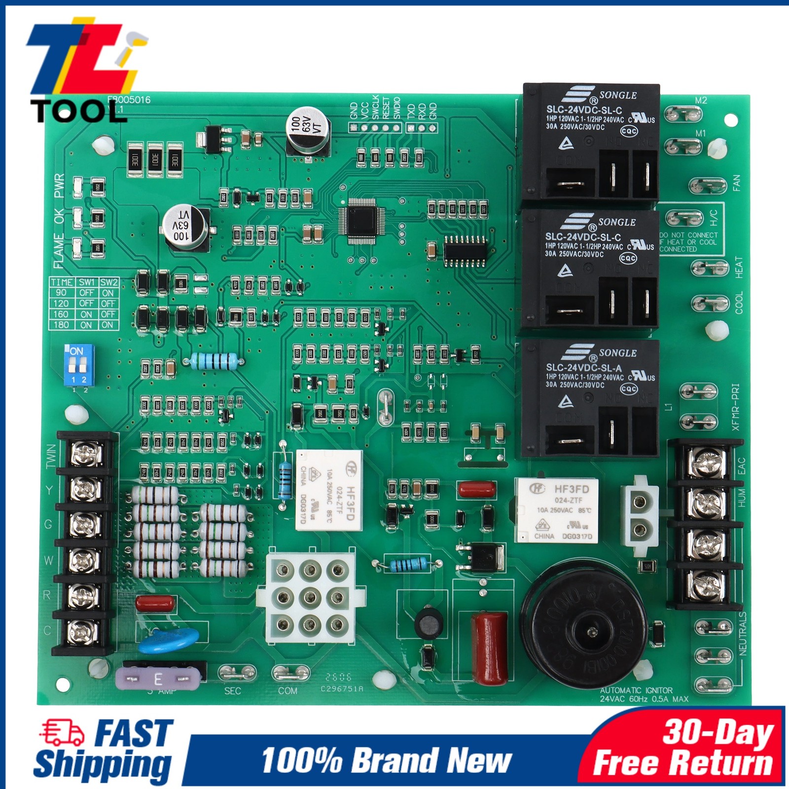 62-24140-02 Gas Furnace Circuit Board 1028-928 62-24140-04 Furnace Control Board