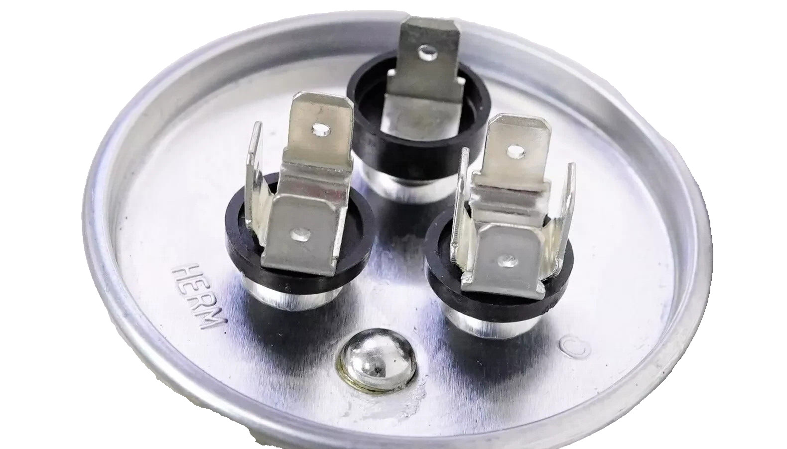 TitanPro TRCFD405 HVAC Round Motor Run Capacitor 40+5 MFD, 440/370Vac