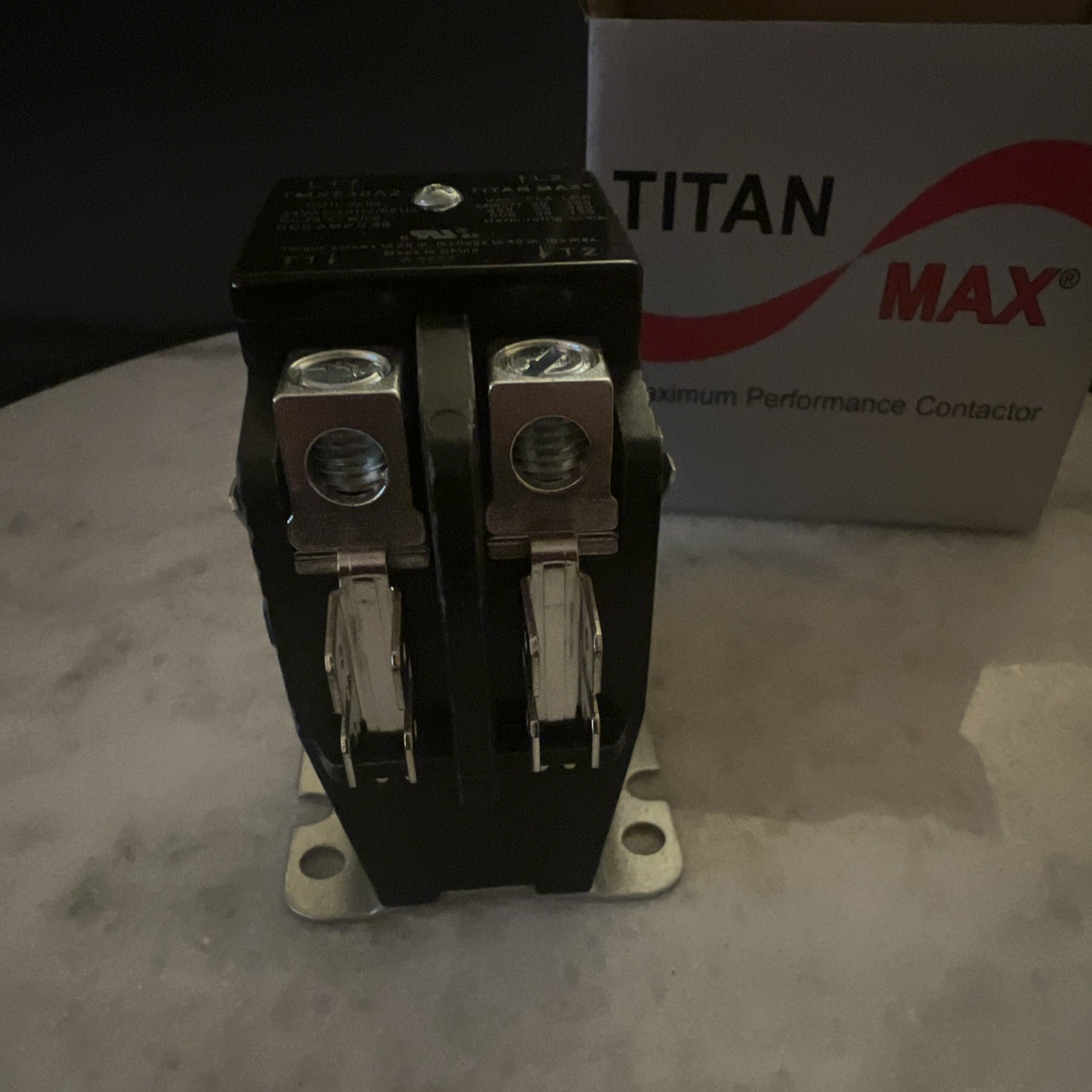 Titan Max Definite Purpose Contactor 2 Pole 24V Coil TMX230A2