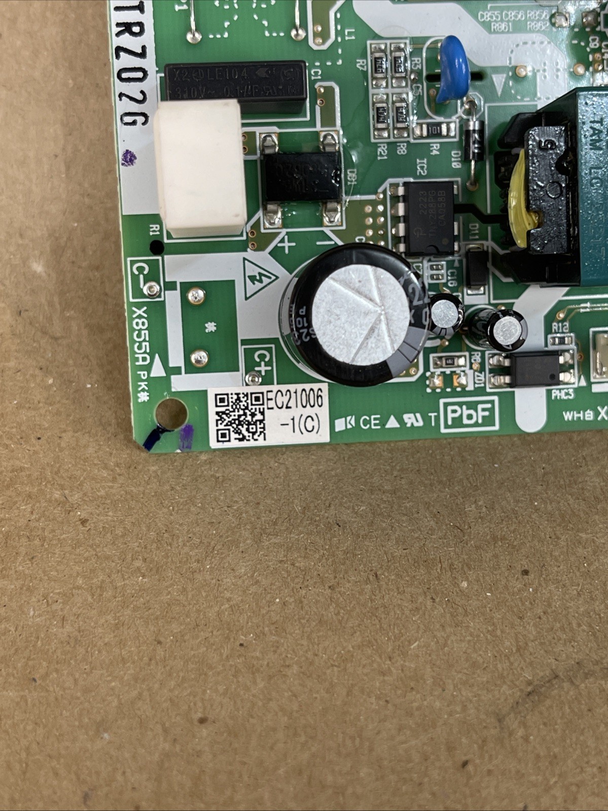 TESTED Daikin EC21006 Control Circuit Board TR218Y X855A (A2)