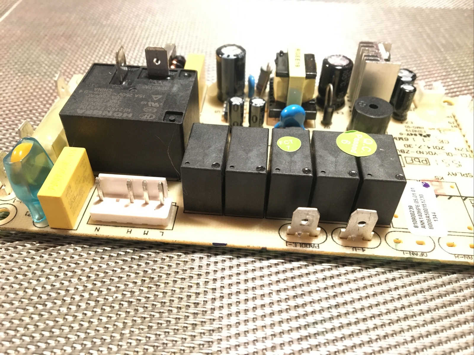 DeLonghi ac model: PAC AN125HPEKC 1A Power supply board