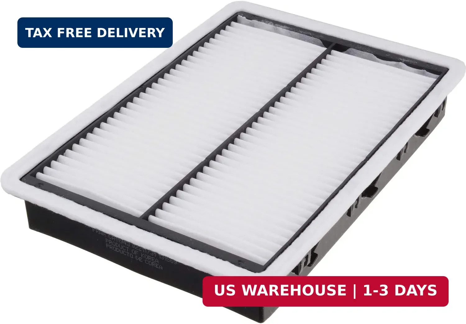 FRAM Extra Guard CA11943 Replacement Engine Air Filter for Select Hyundai and Ki