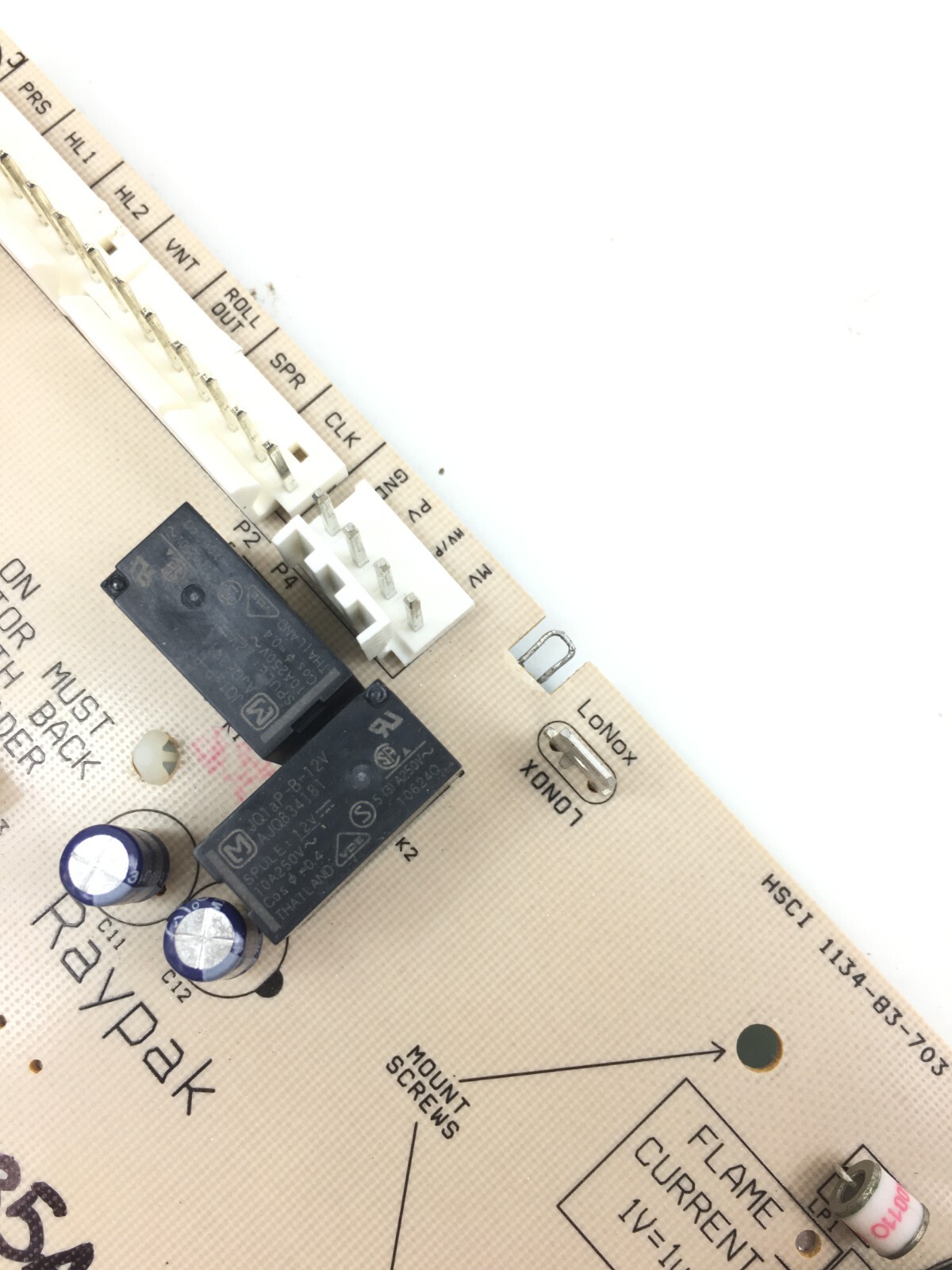 Raypak 601944 Pool/Spa Heater PCB Control Circuit Board 1134-700 refurbish D485A