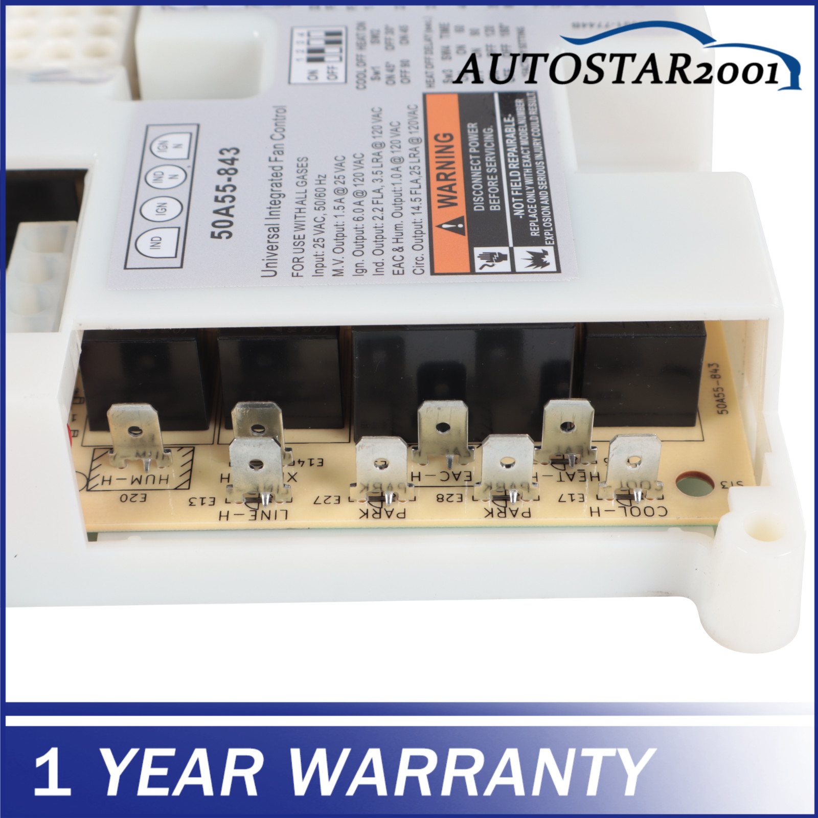 50A55-843 Fit For White Rodgers Lennox Integrated Furnace Control Board NEW