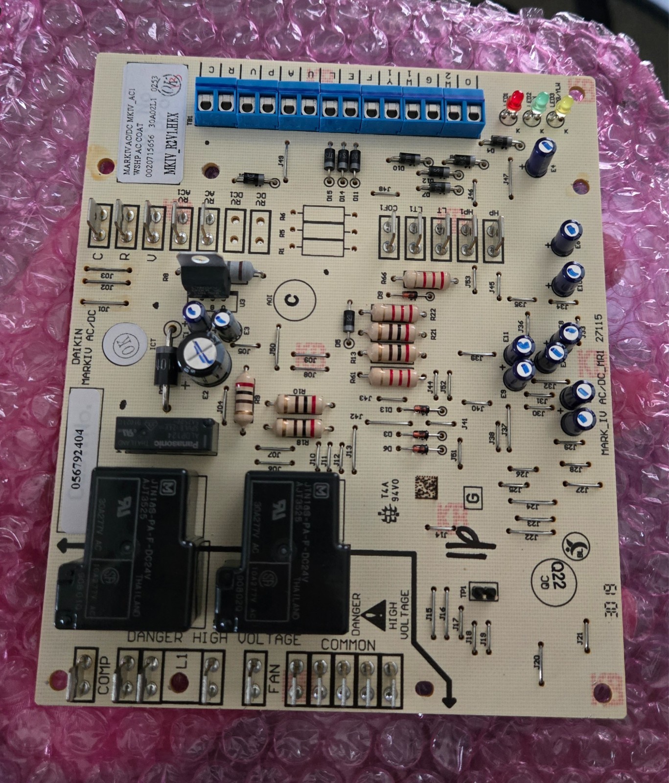 New Daikin Mcquay 056792402 Mark IV/AC Control Circuit Board