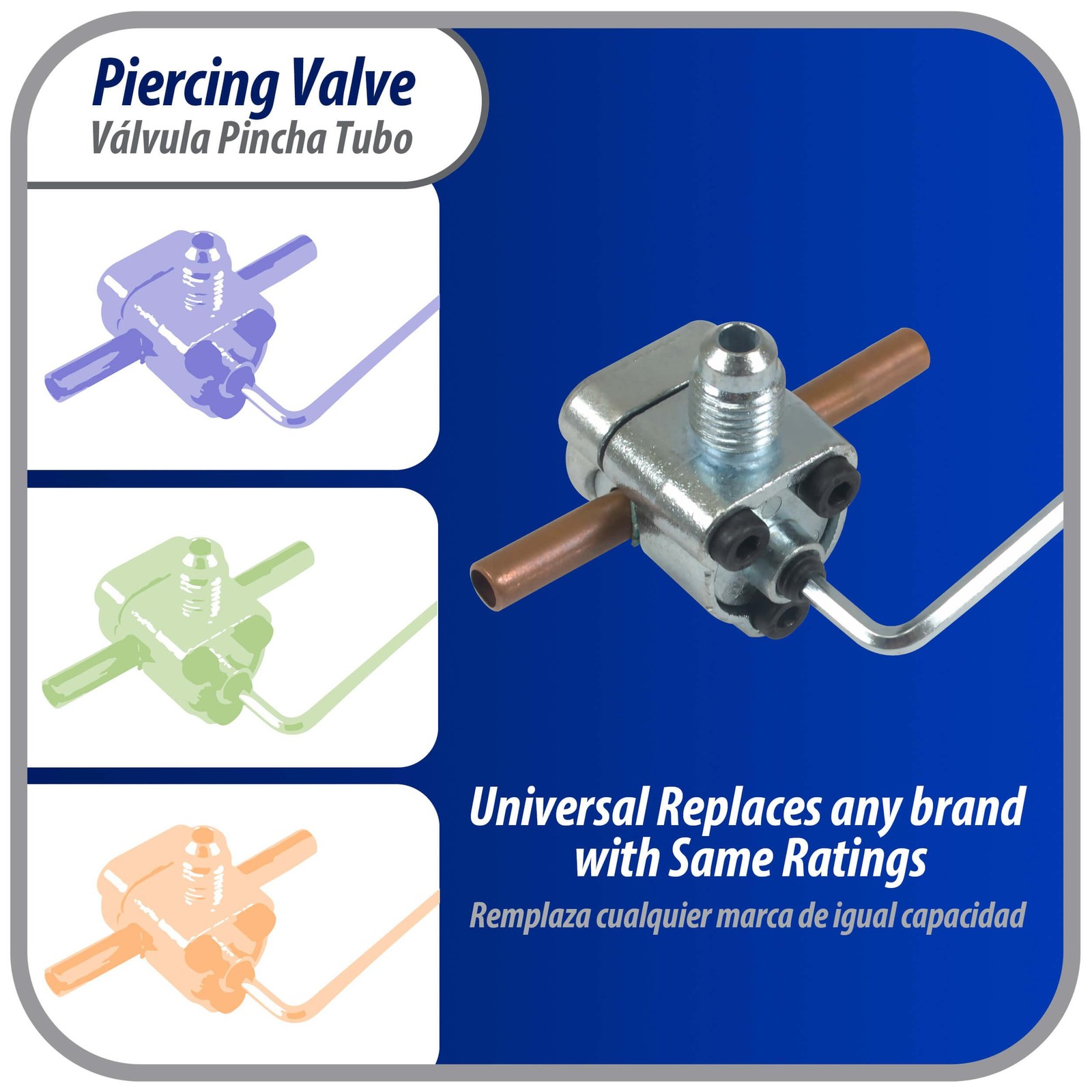 Appli Parts APT-PV210 Bullet Piercing Valve kit with 1/4, 5/16 or 3/8 in tube si