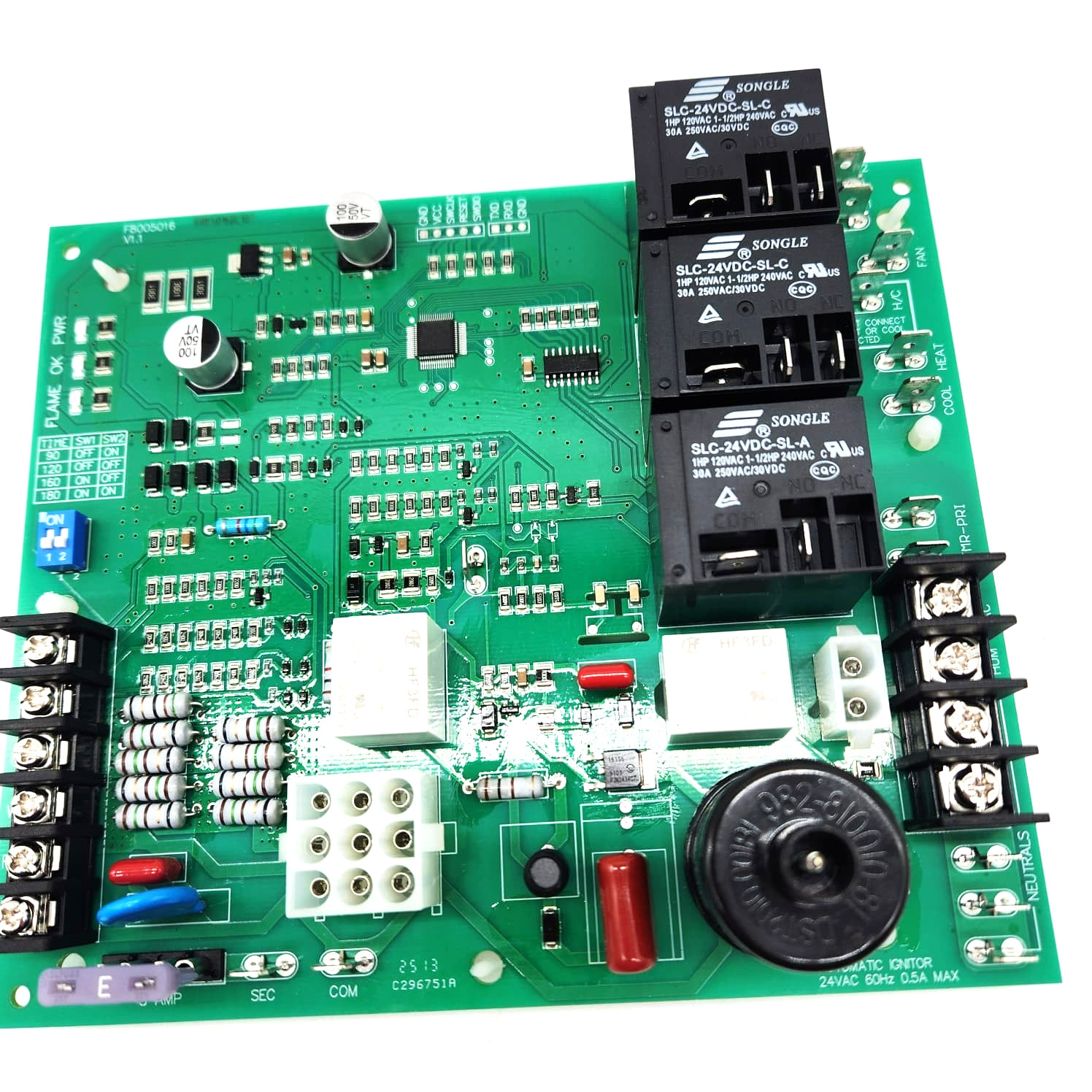 Spark Ignition Circuit Board 62-24140-04 Replace ICM292 Rheem Furnace 24V/115V