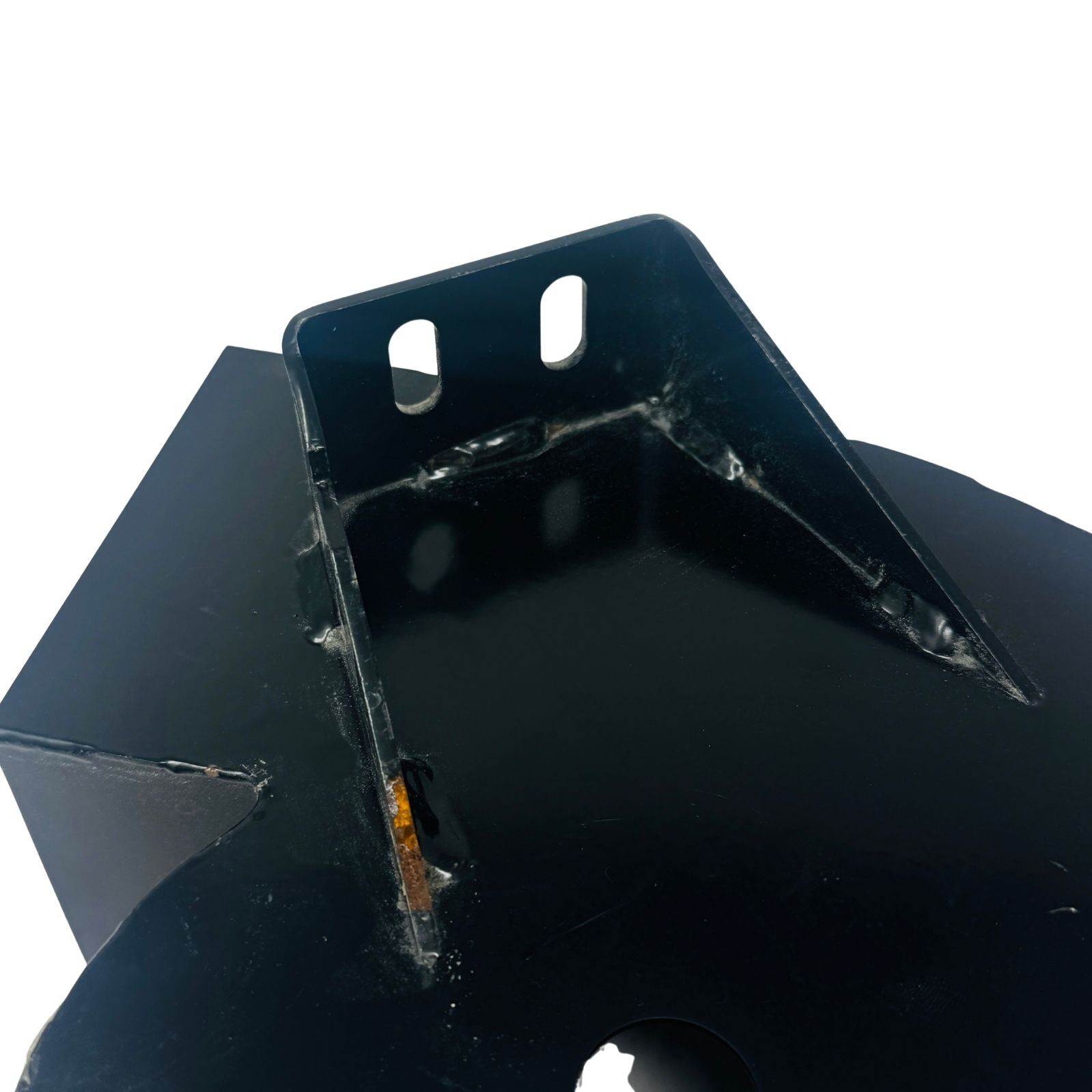 Industrial Metal Blower Fan Housing Scroll Shroud 6-3/4 ID Duct Outlet Black