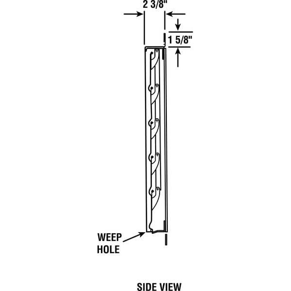 Dayton 2C518 12 In Backdraft Damper / Wall Shutter, 12-1/2 In X 12-1/2 In
