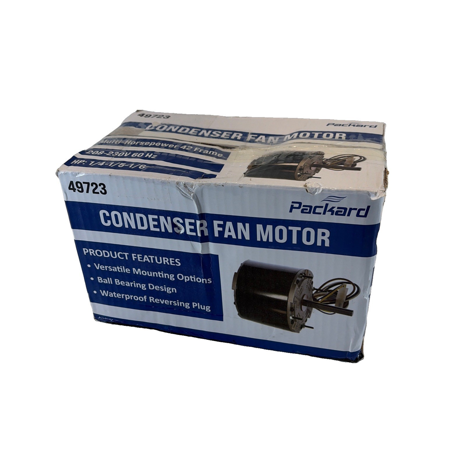Packard 42-Frame Multi-Fit 1/4-1/6HP Condenser Fan Motor 208-Volt-230-Volt 60Hz