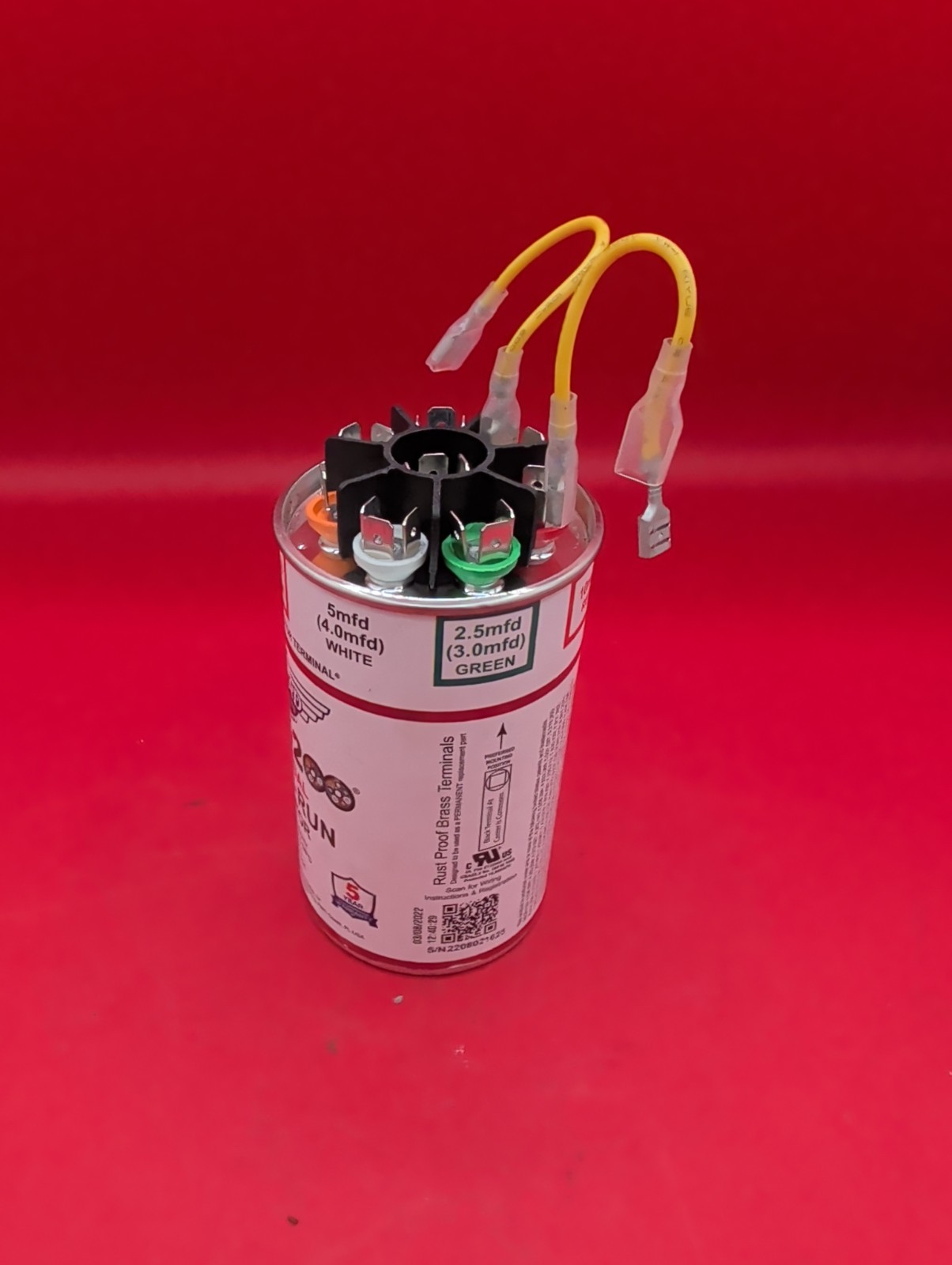 AMRAD Turbo 200 Universal Capacitor Tested Good ±5% 370/440V Motor Run Warranty