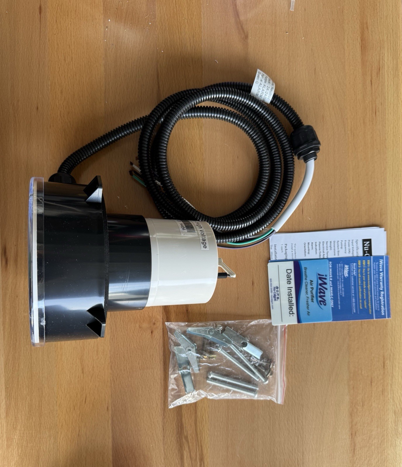 Nu-Calgon iWave-C Ducted Air Purifier 4900-10 Self-Cleaning 4800 CFM