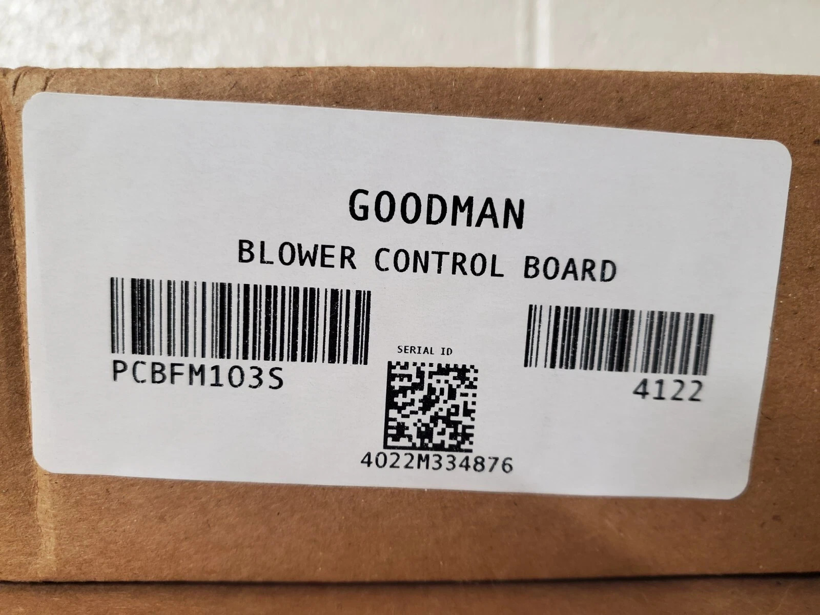 Lot(2) Goodman PCBFM103S Fan Blower Control Board Time Delay-Box Damage