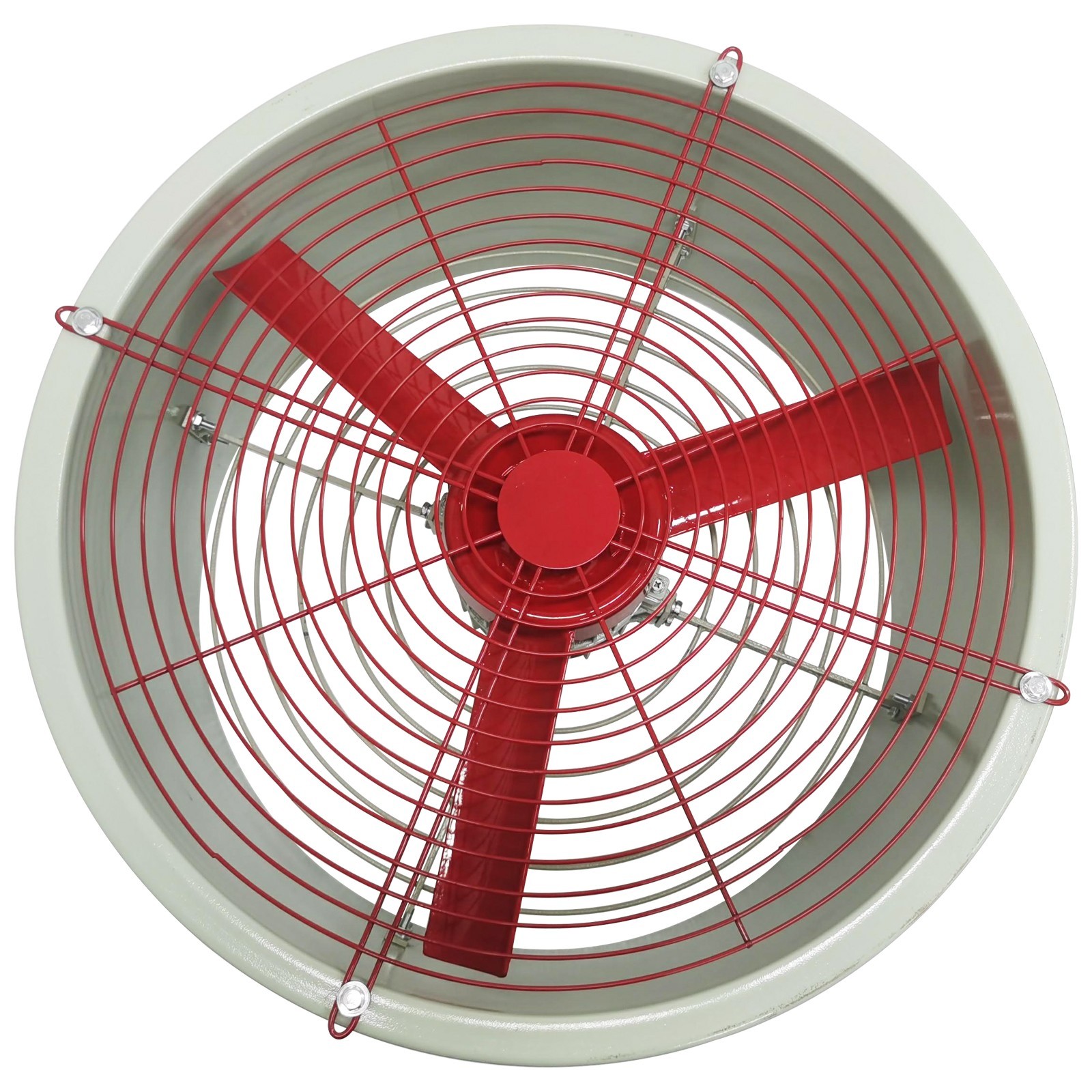 110V 19in Explosion Proof Exhaust Fan 550W Cylinder Pipe Fan Wall Mount Ventilat