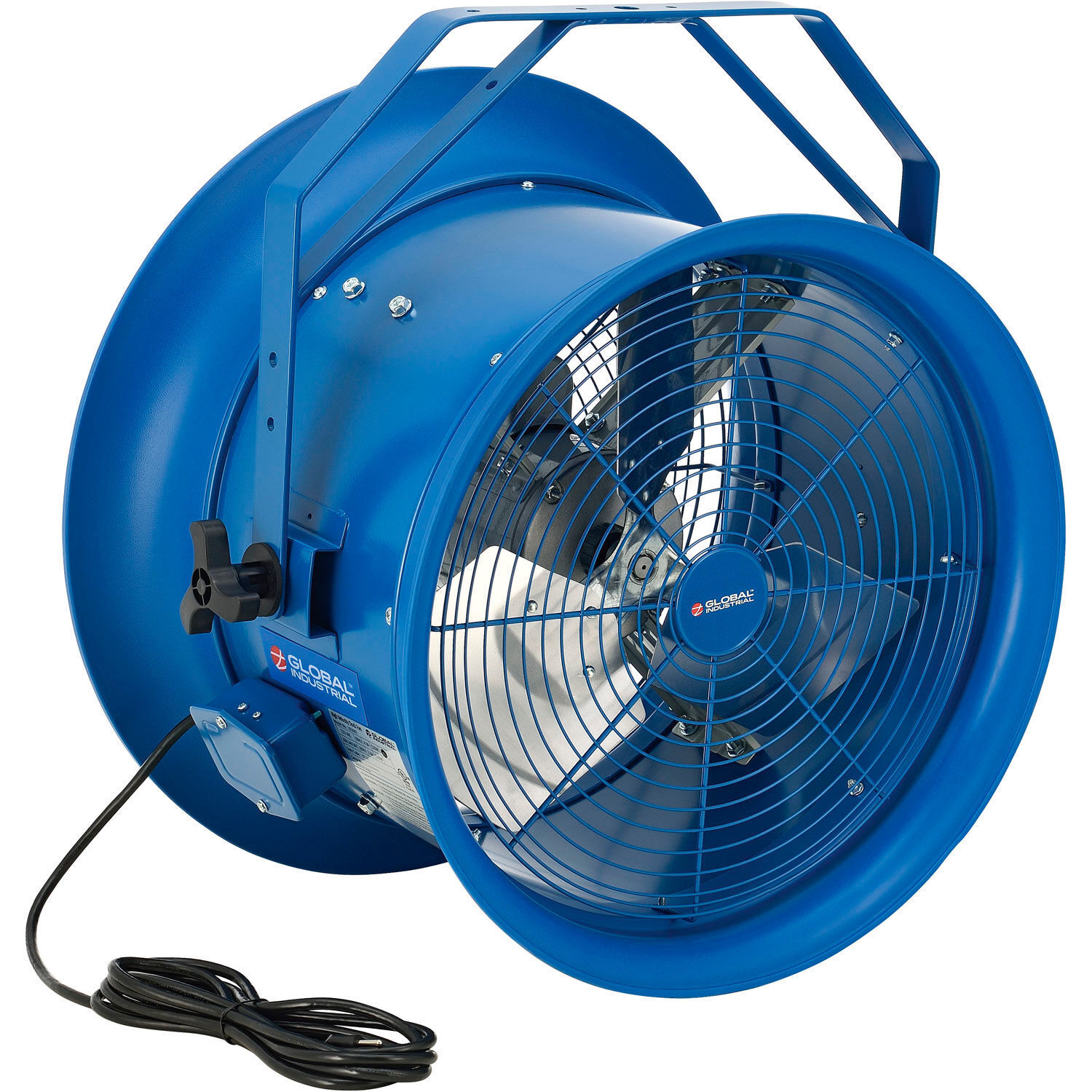 Global Industrial 18″ High Velocity Dock Fan w/ Yoke Mount 7700 CFM 115/240V